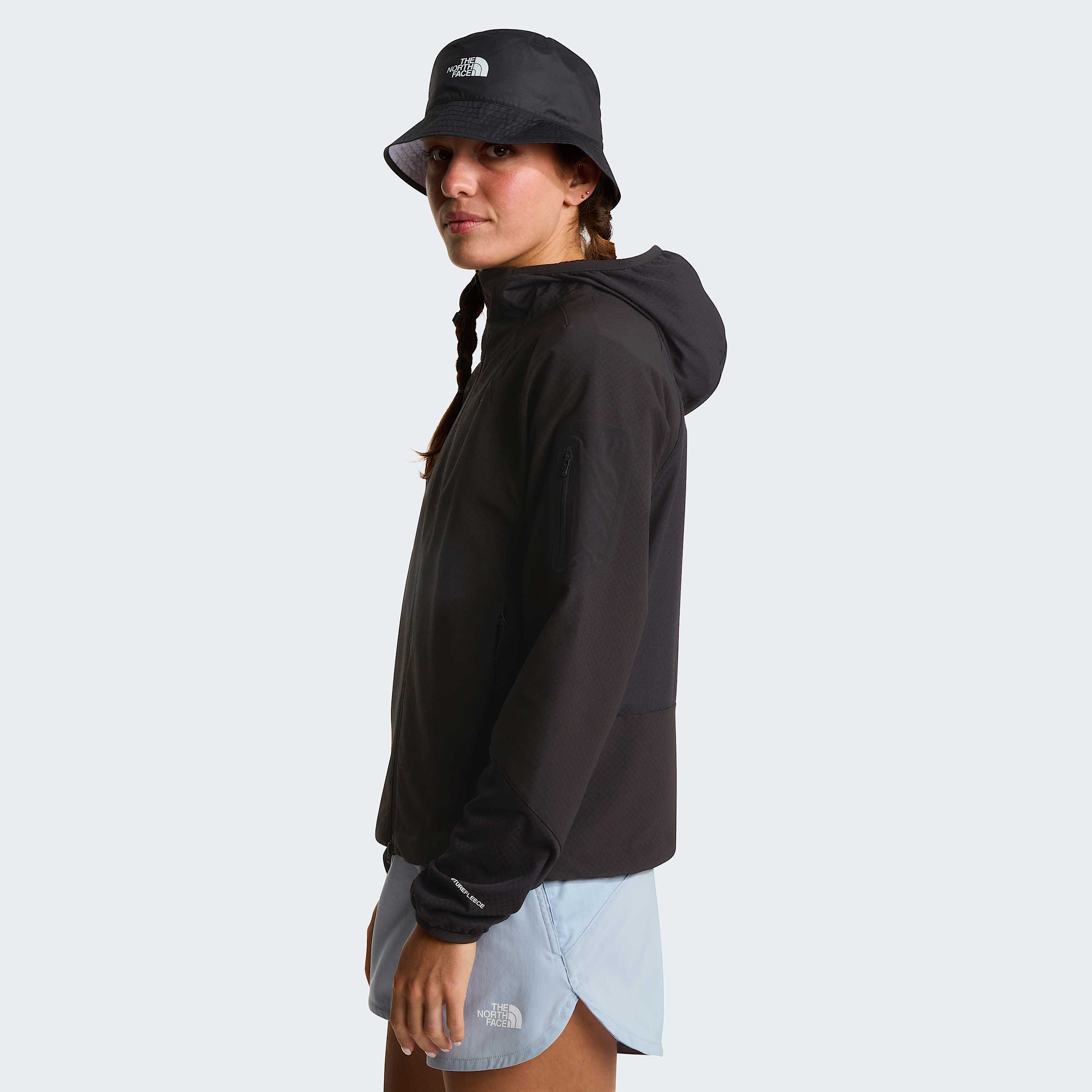 Hybrid Tek Approach FullZip Hooded Jacket W TNF TNF Black ALT2