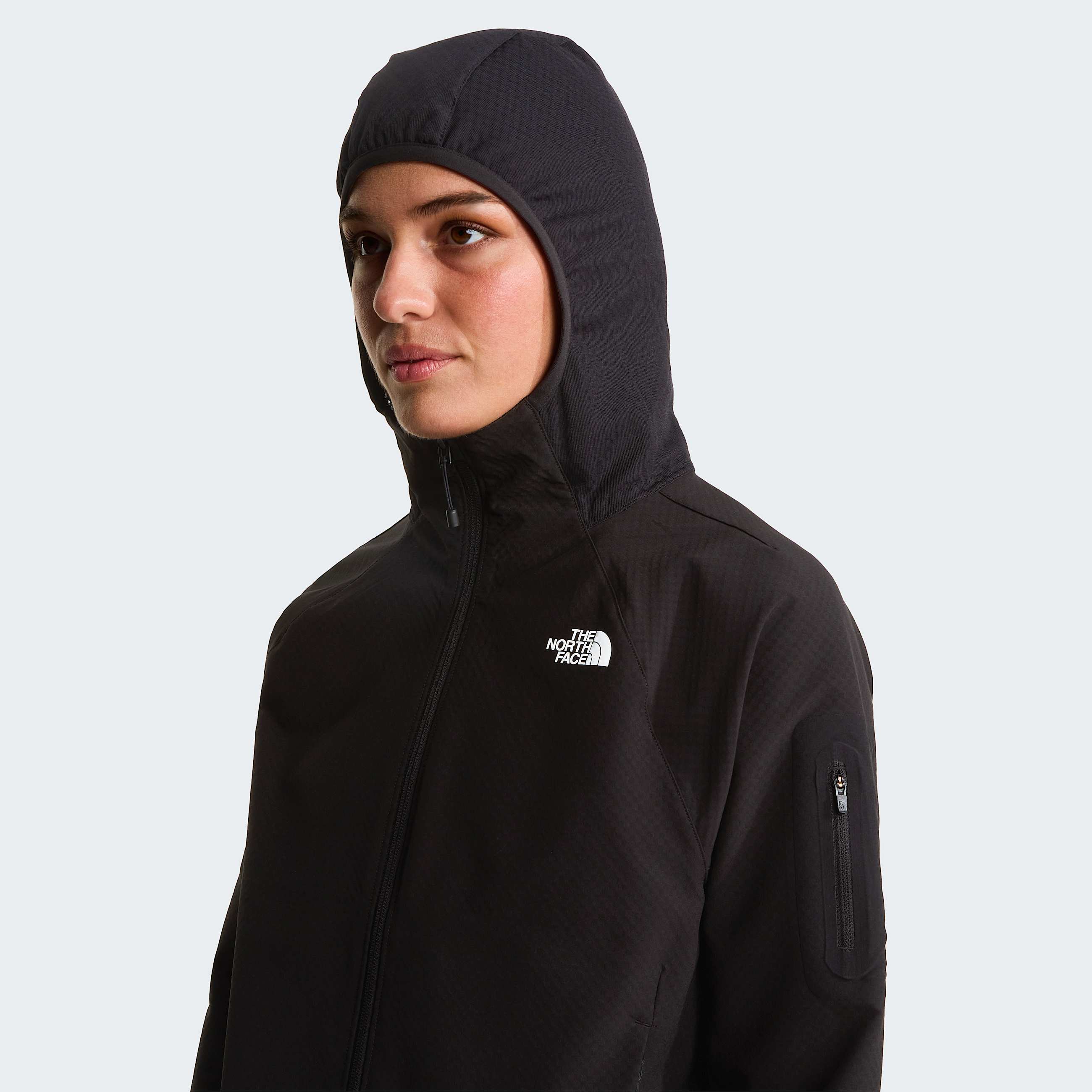 Hybrid Tek Approach FullZip Hooded Jacket W TNF TNF Black ALT5