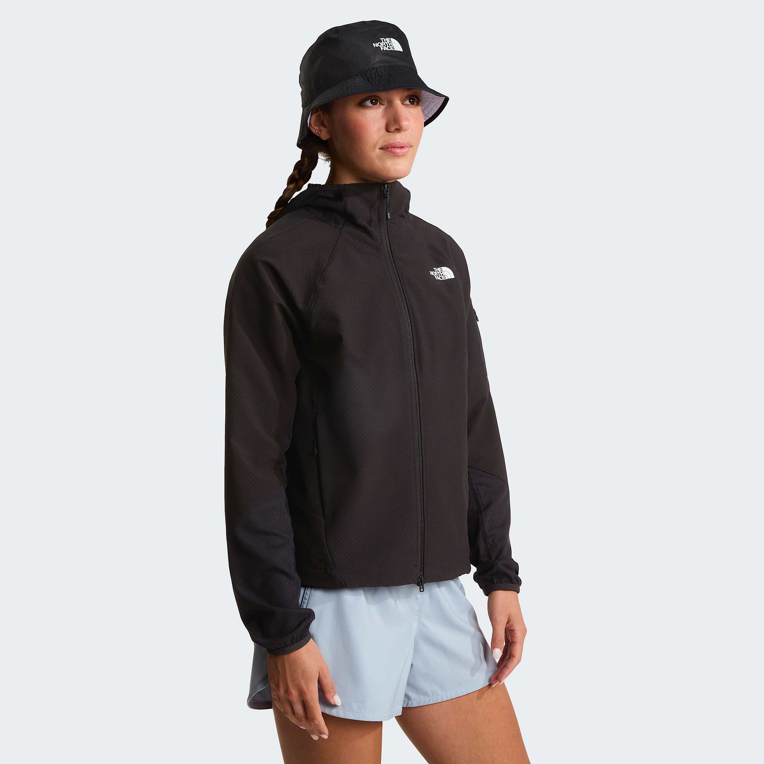 Hybrid Tek Approach FullZip Hooded Jacket W TNF TNF Black HERO