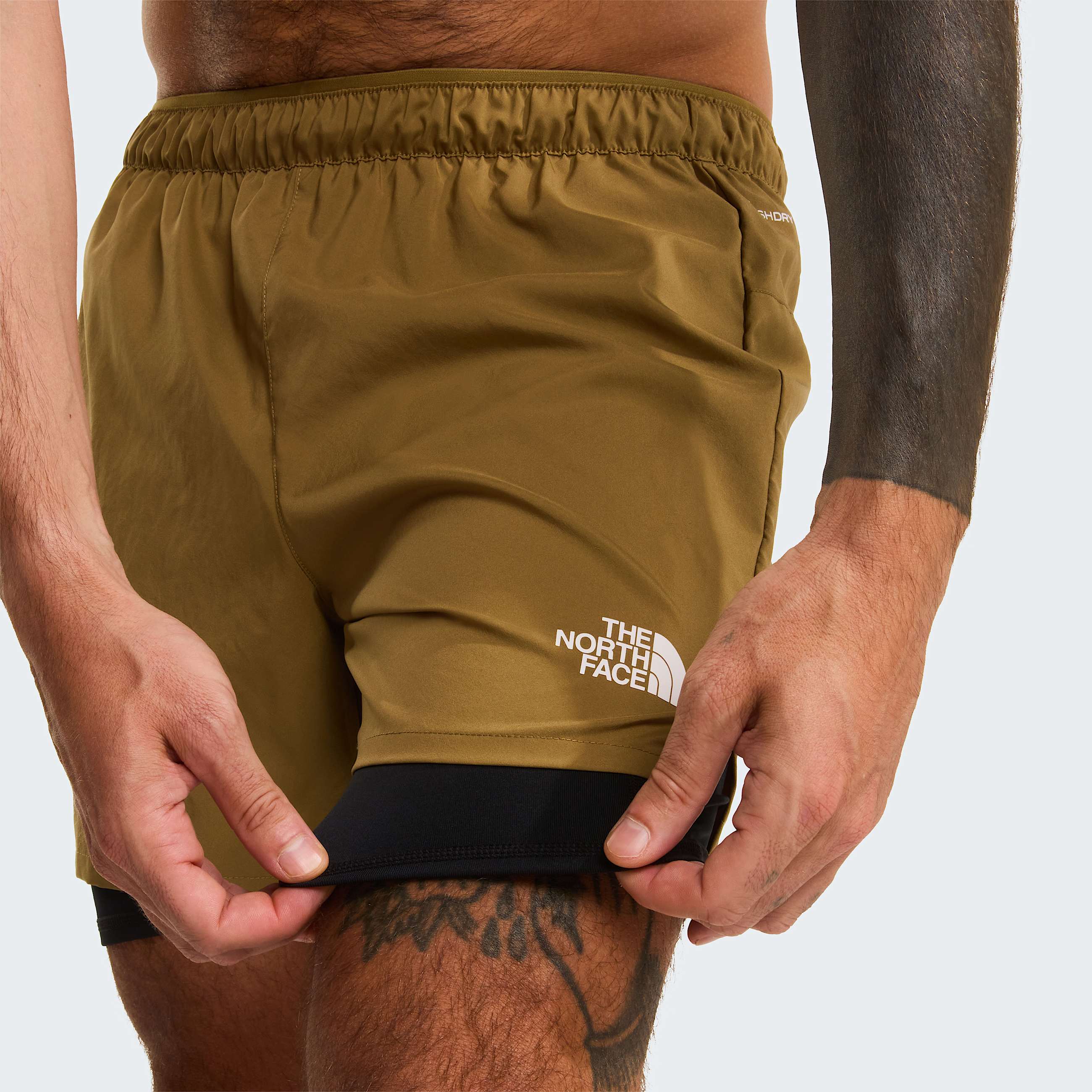 Mens Lightbright 2in1 5 Shorts TNF CedarTNF Black ALT5