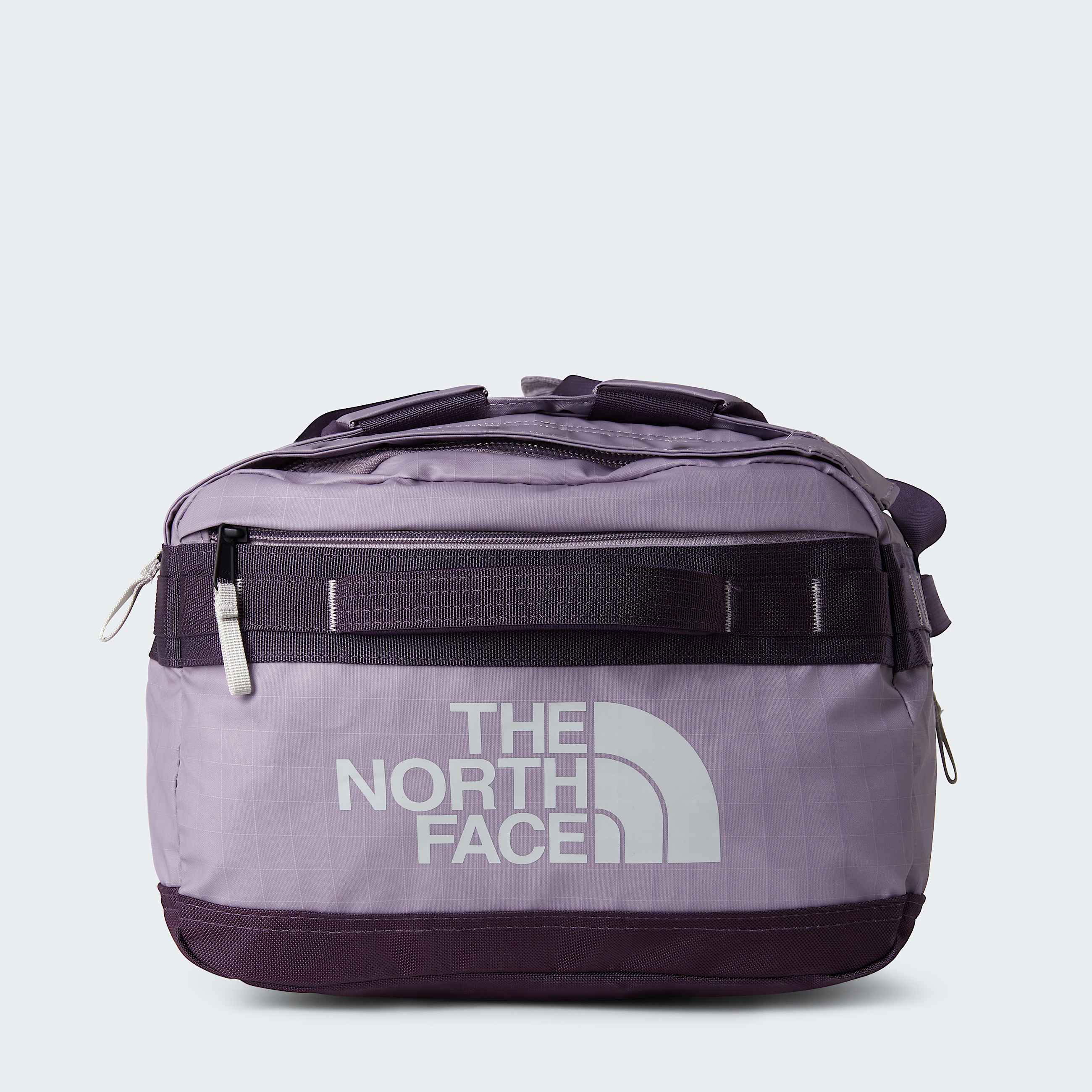 Base Camp Voyager Duffel 42L TNF Transcendent GreyEndless DuskHigh Rise Grey ALT4