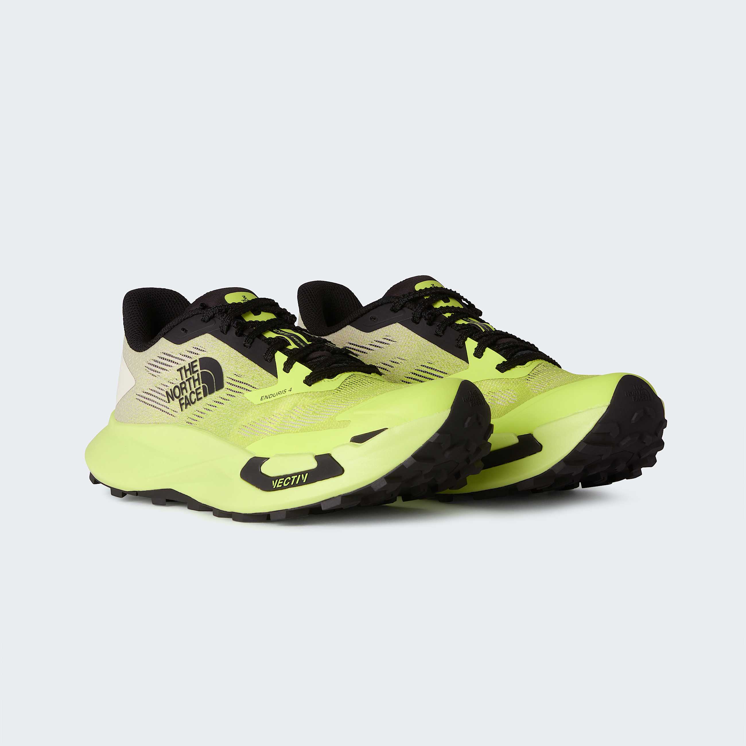Mens VECTIV Enduris 4 Trail Running Shoes TNF Fizz LimeTNF Black ALT8