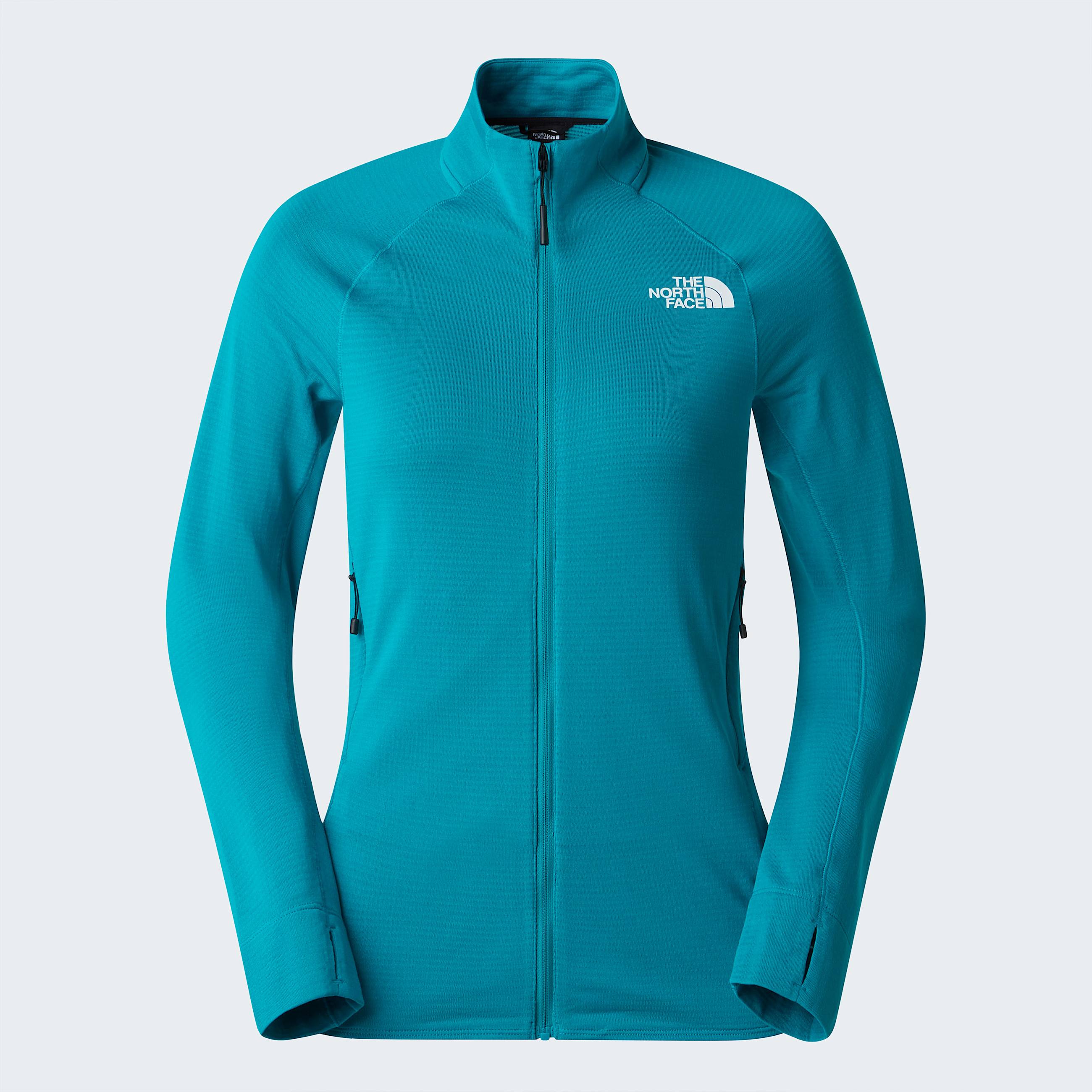 Giacca con cappuccio Bolt Polartec Power Grid da donna TNF Deep Teal ALT20