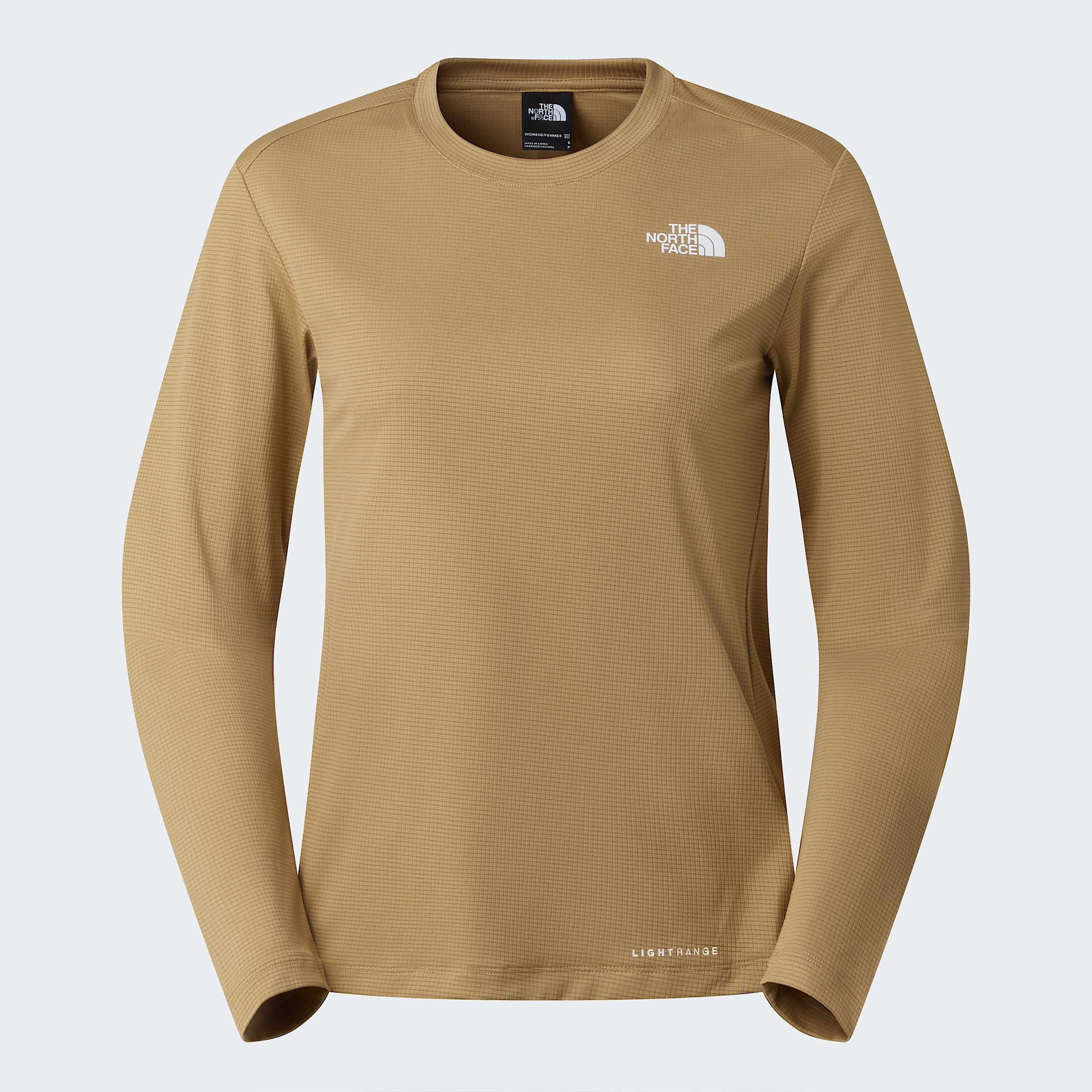 Womens Shadow LongSleeve TShirt TNF Kelp Tan ALT20