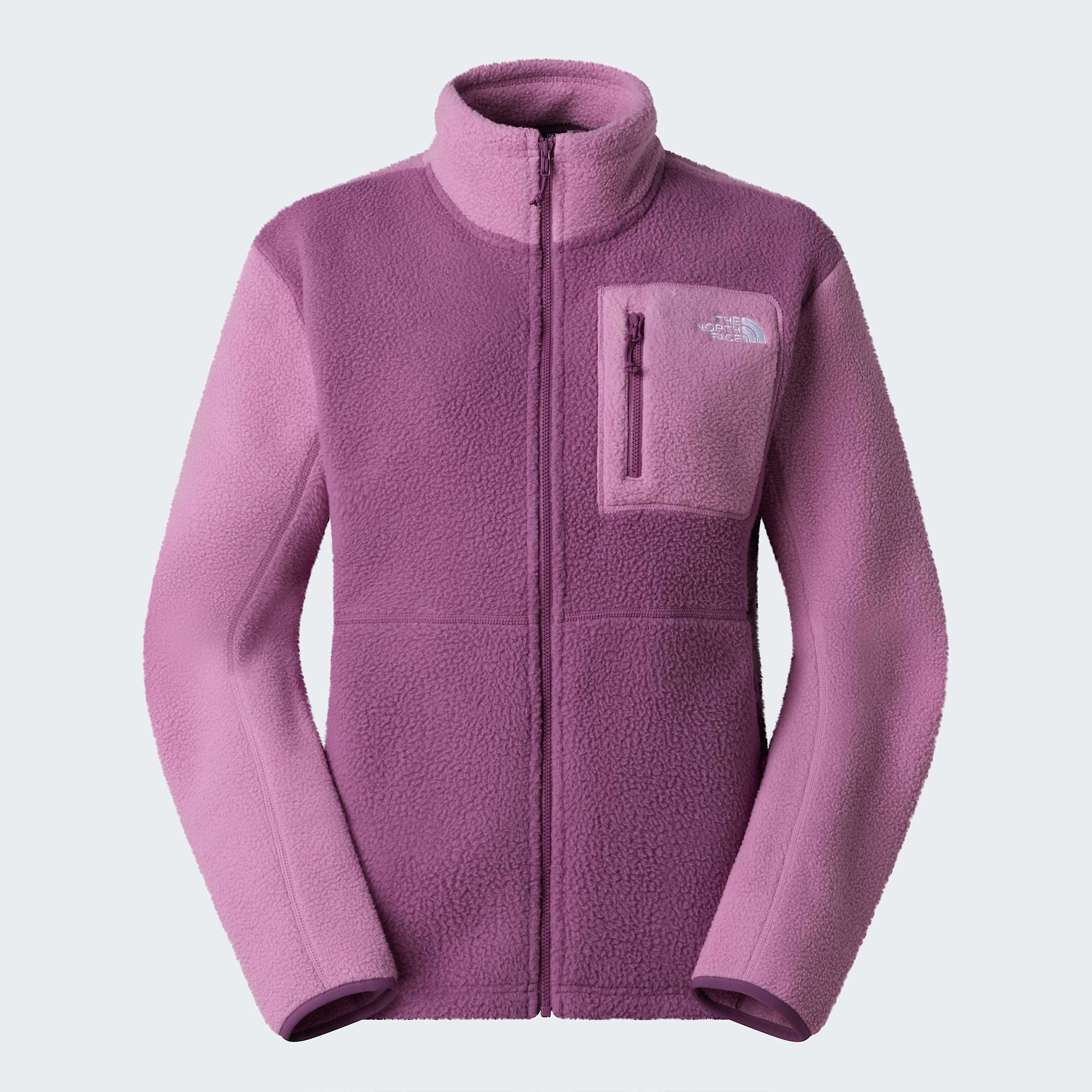 Yumiori Fleecejacke mit durchgehendem RV fr Damen TNF Chroma PurpleHushed LavenderChroma Purple ALT20