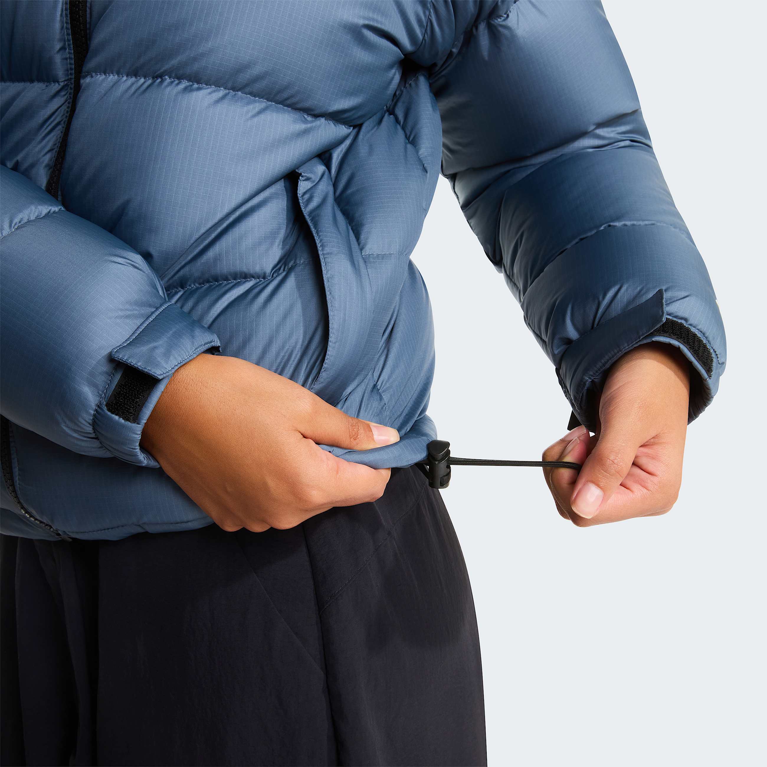 Womens 1996 Retro Nuptse Jacket TNF Granite Grey ALT7