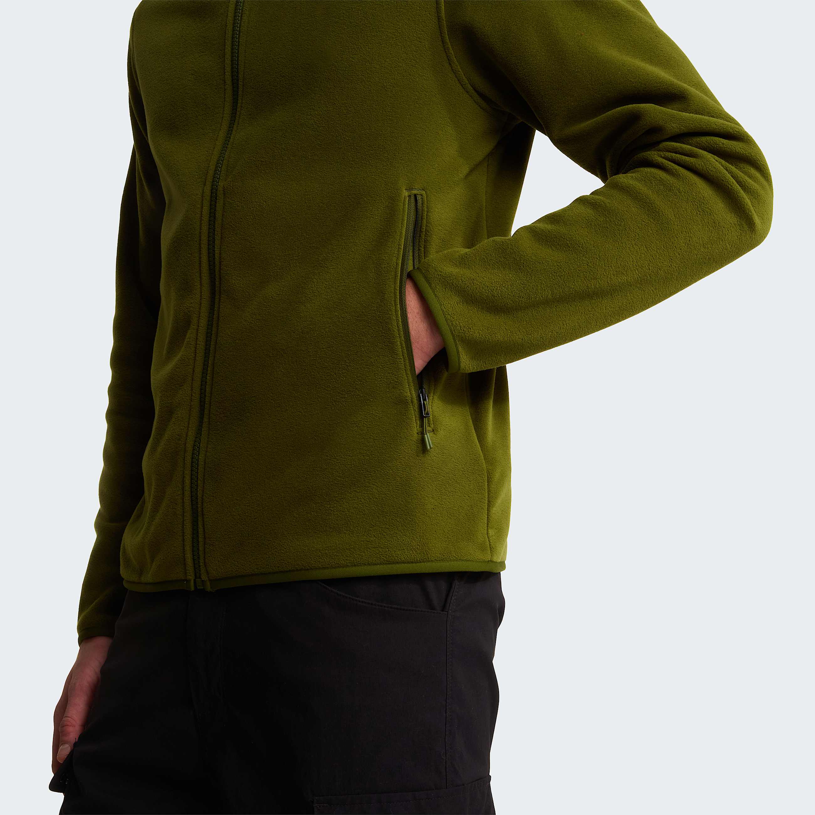Glacier Fleece mit durchgehendem RV fr Herren TNF Woodland Green ALT6