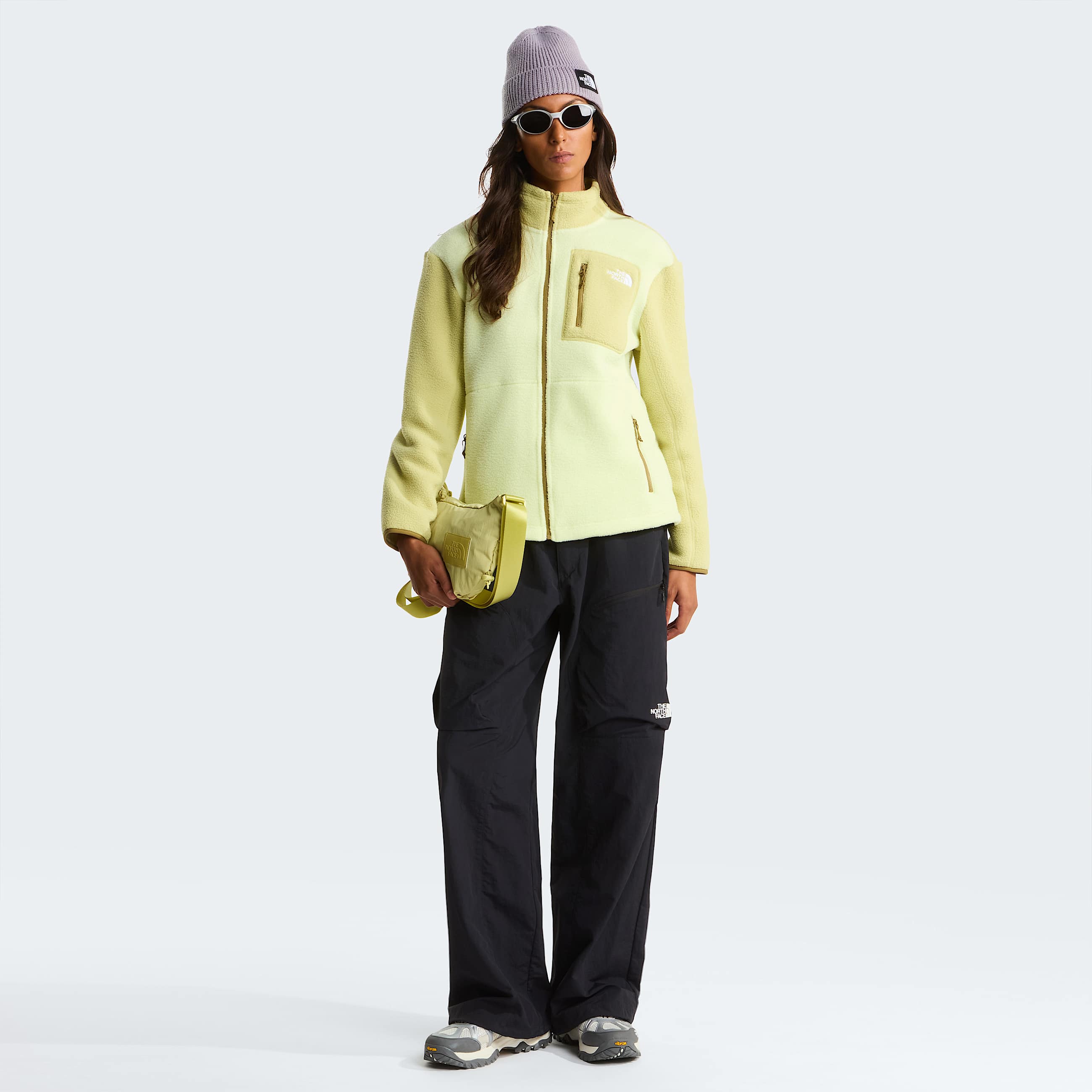 Veste en polaire zippe Yumiori pour femme TNF Lemon MistPearCedar ALT1