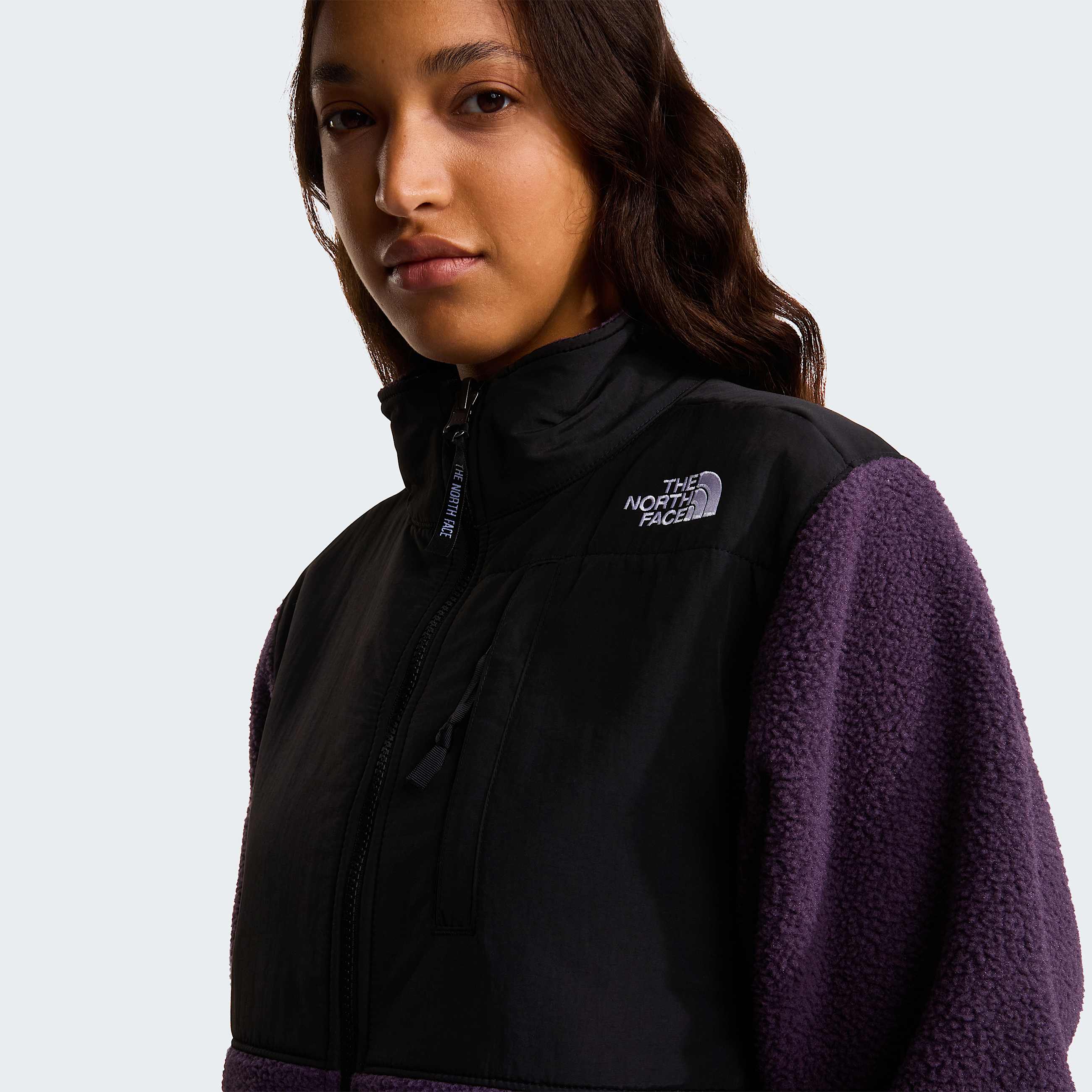 Womens Retro Denali Jacket TNF Endless Dusk TNF Black ALT6