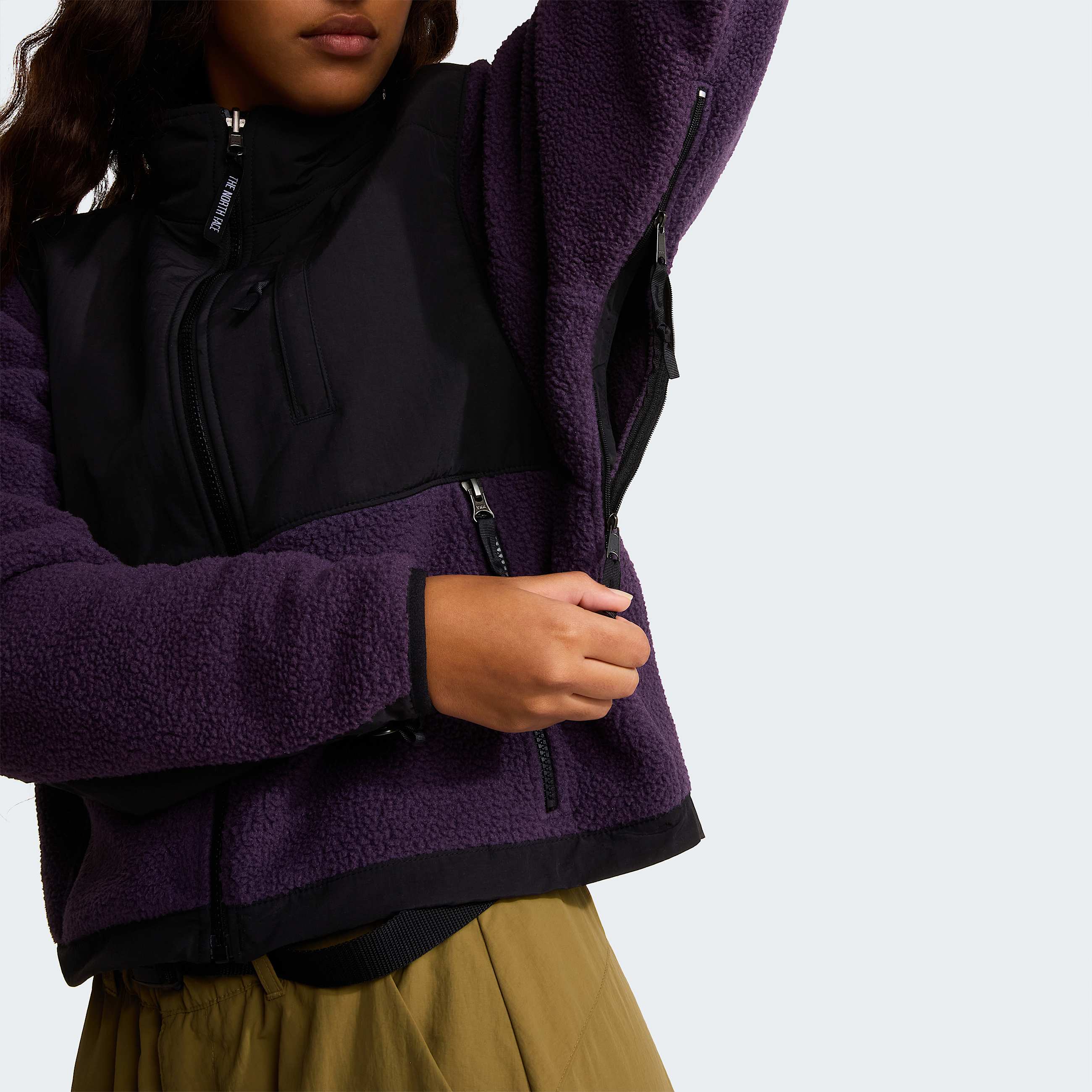 Womens Retro Denali Jacket TNF Endless Dusk TNF Black ALT7