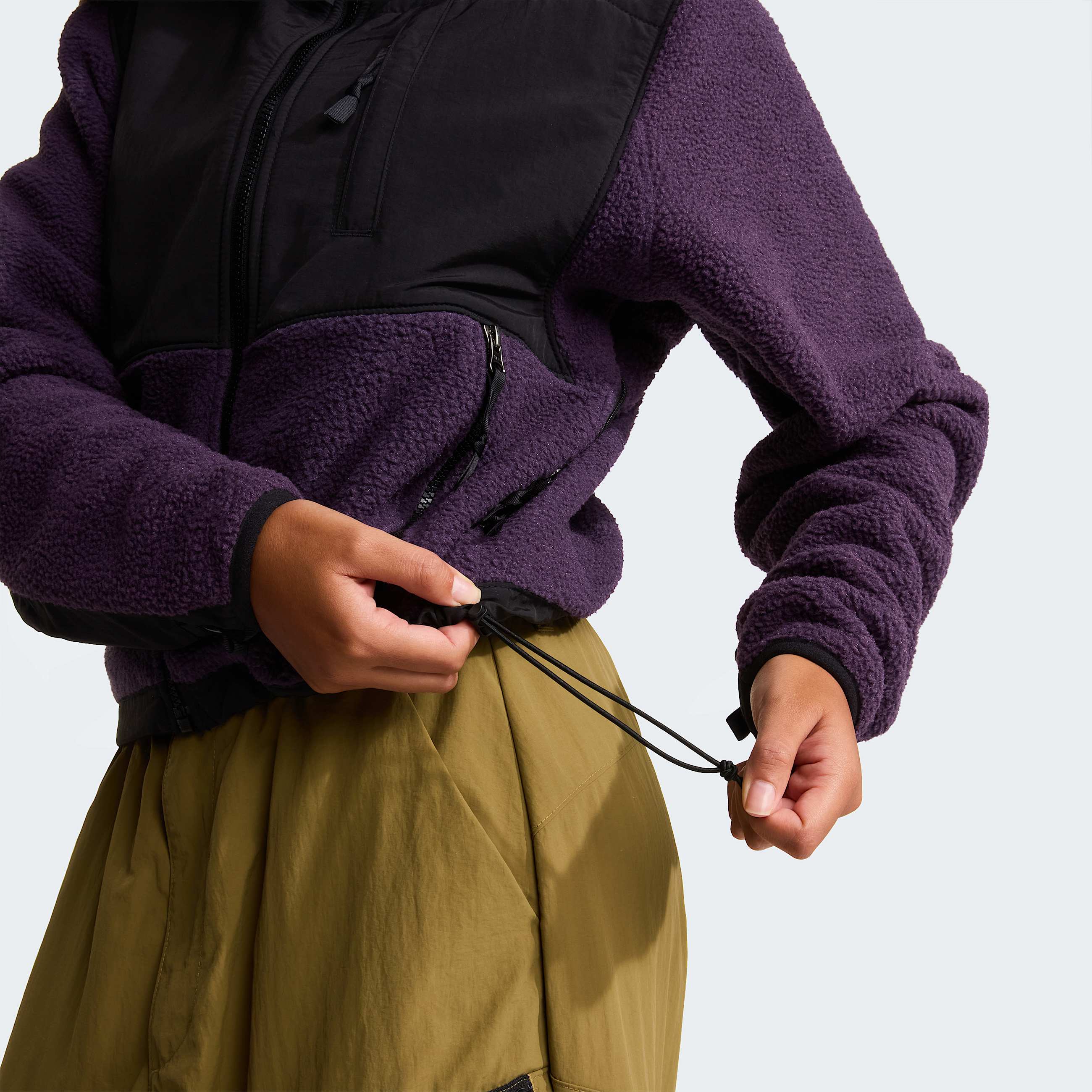 Womens Retro Denali Jacket TNF Endless Dusk TNF Black ALT9