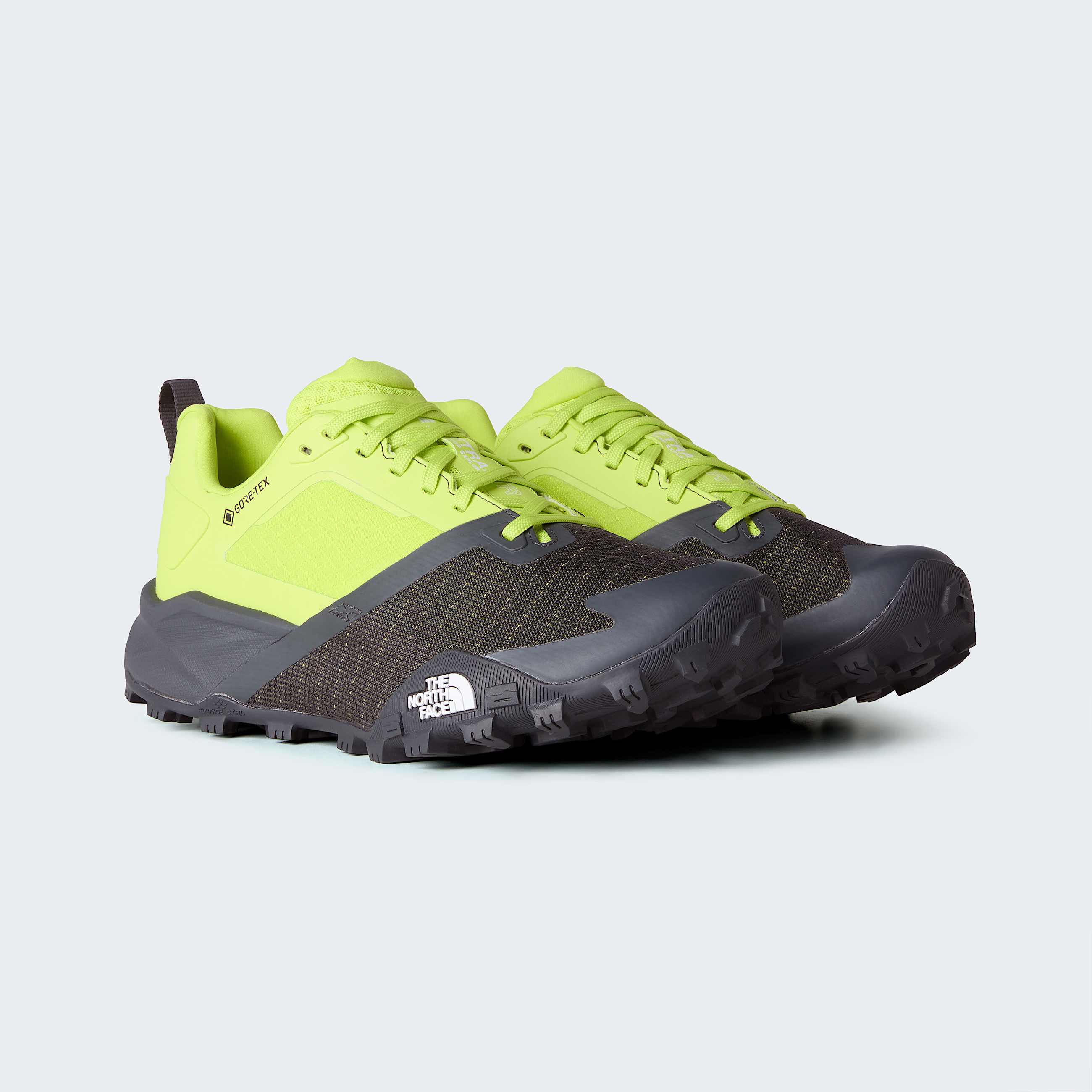 Mens Offtrail TR GORETEX Trail Running Shoes TNF Fizz LimeAnthracite Grey ALT8