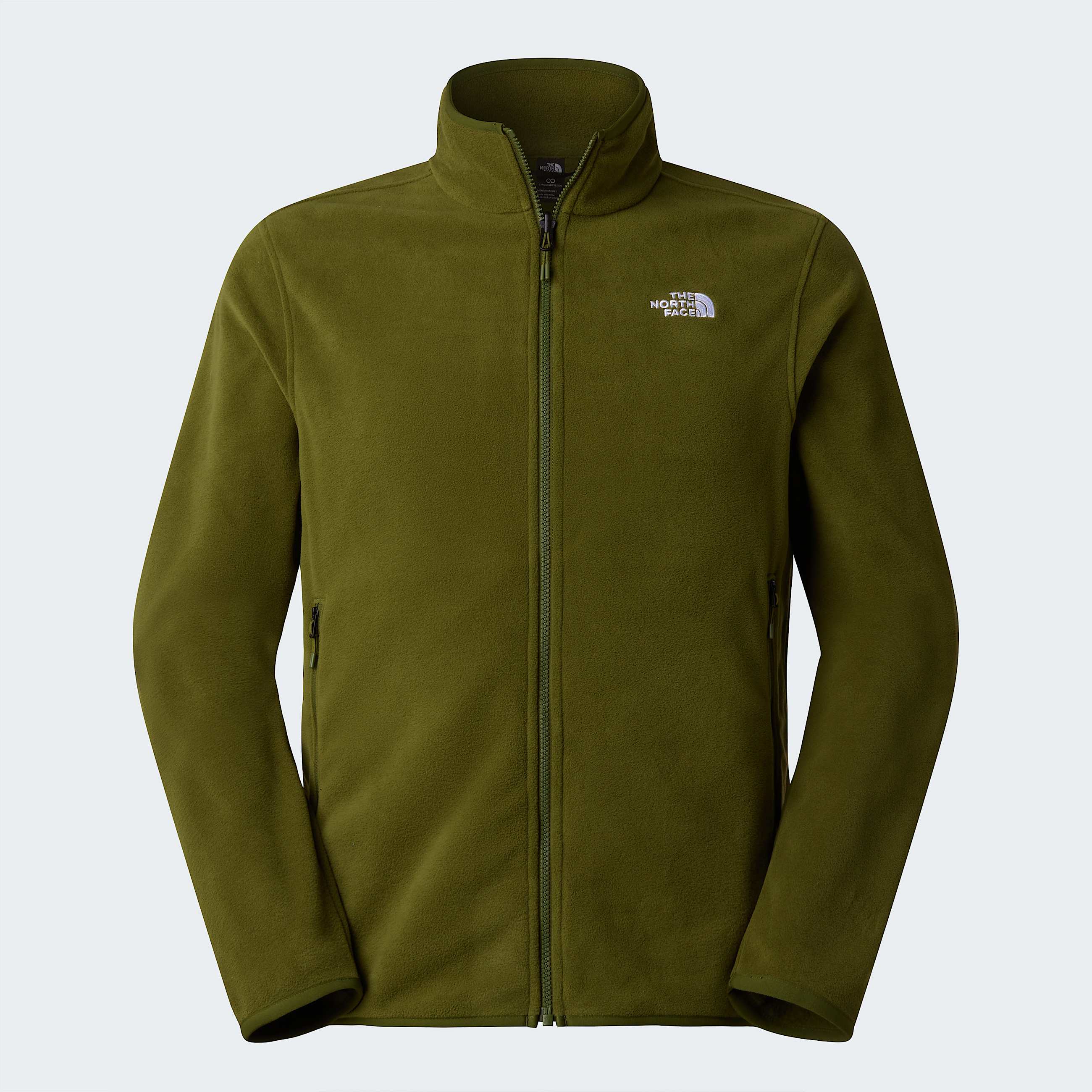 Glacier Fleece mit durchgehendem RV fr Herren TNF Woodland Green ALT20