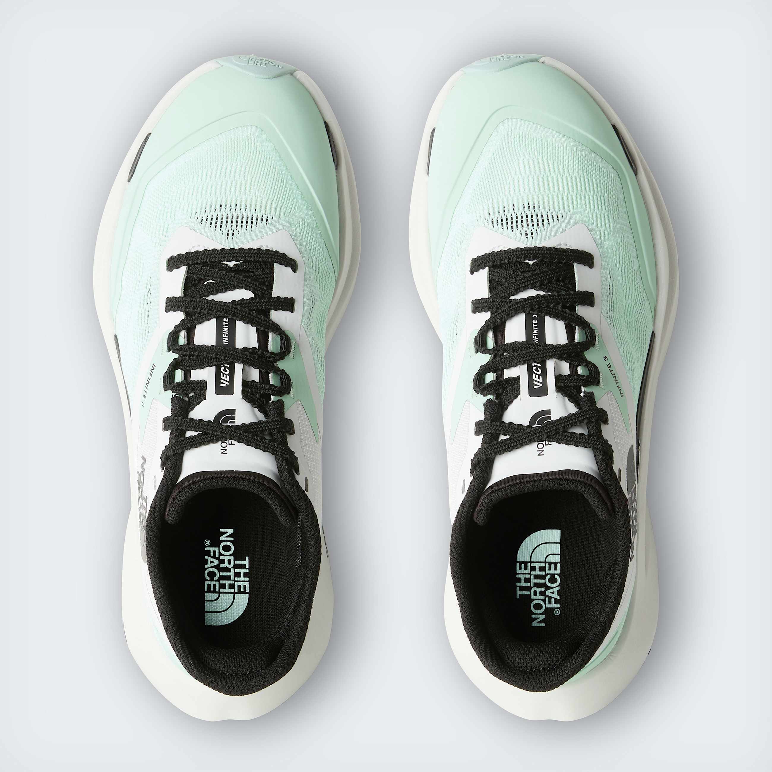 Womens VECTIV Infinite 3 Trail Running Shoes TNF White AshOpal Frost ALT1