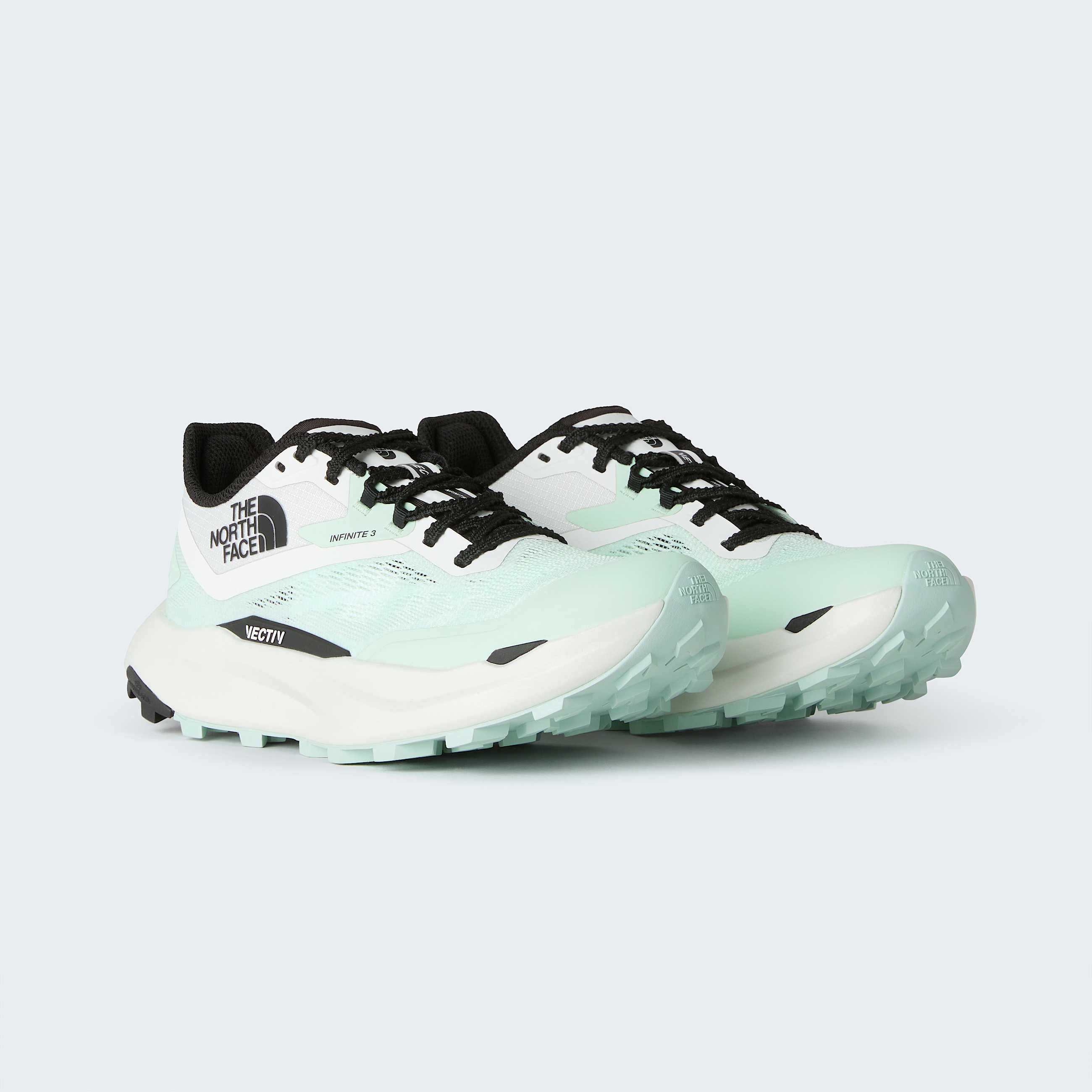 Womens VECTIV Infinite 3 Trail Running Shoes TNF White AshOpal Frost ALT8