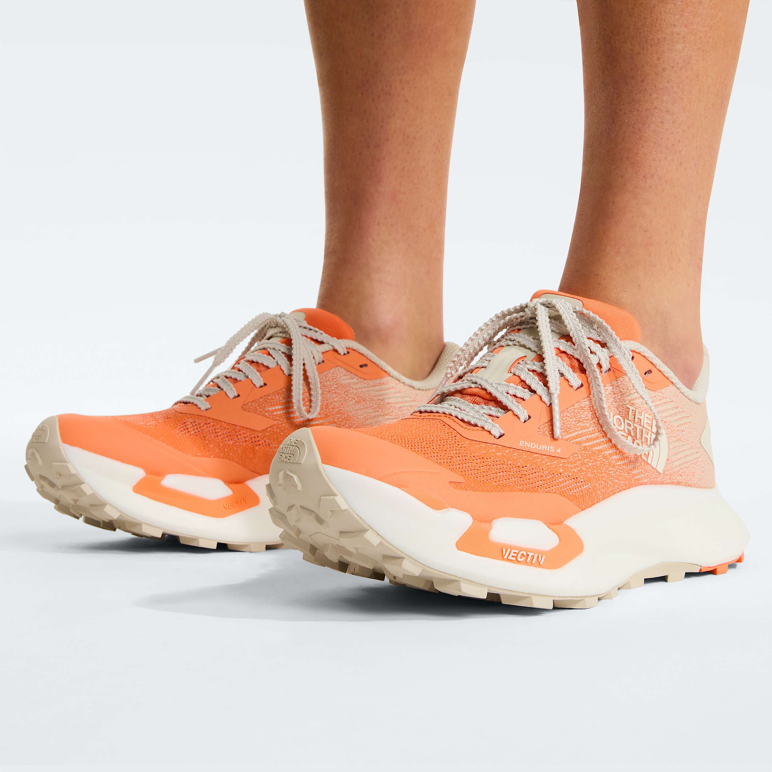 Womens VECTIV Enduris 4 Trail Running Shoes TNF Citrus RustCalacatta ALT2