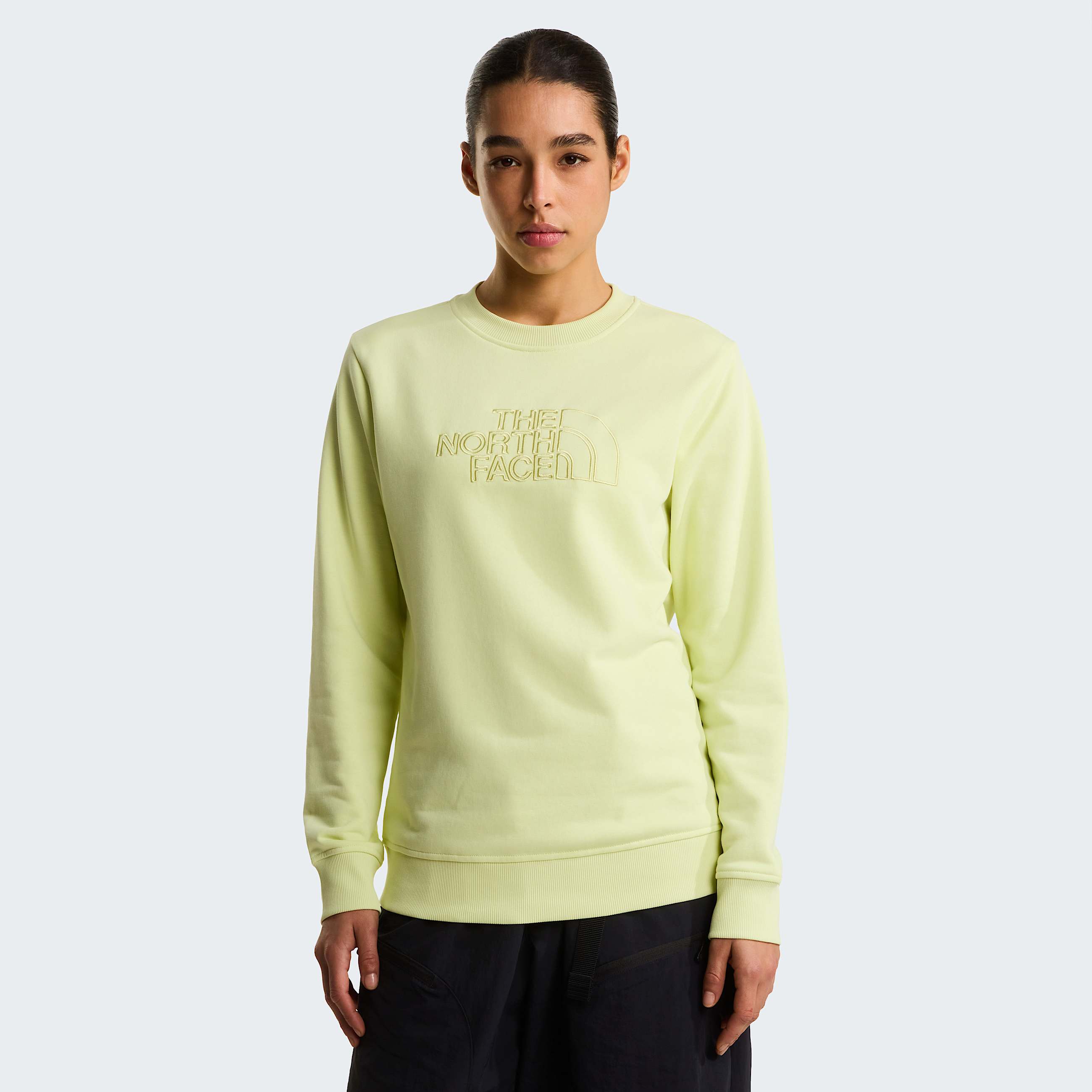 Womens Drew Peak Light Sweatshirt TNF HERO