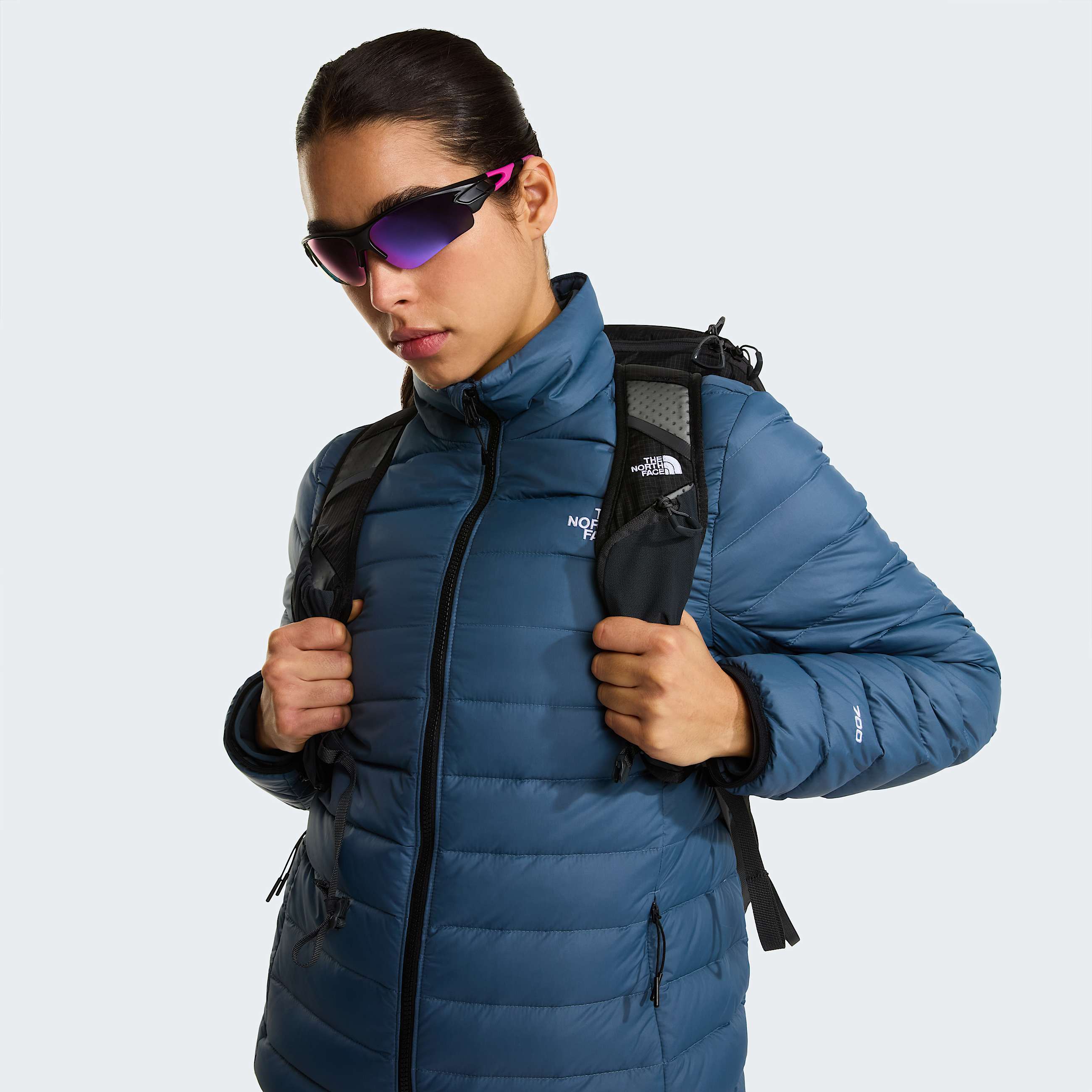 Womens Classic Down Jacket TNF Granite Grey ALT9