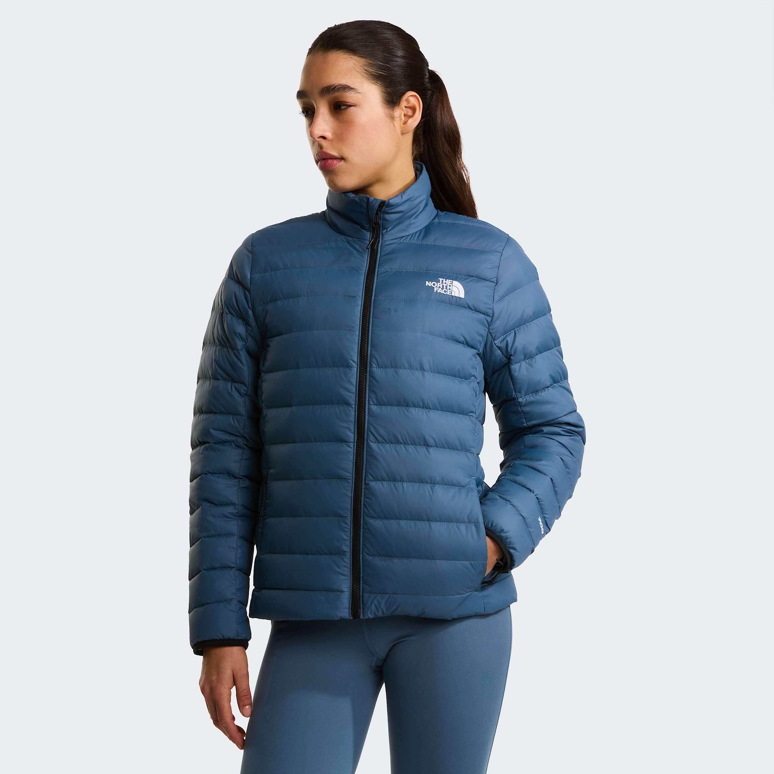 Womens Classic Down Jacket TNF Granite Grey HERO