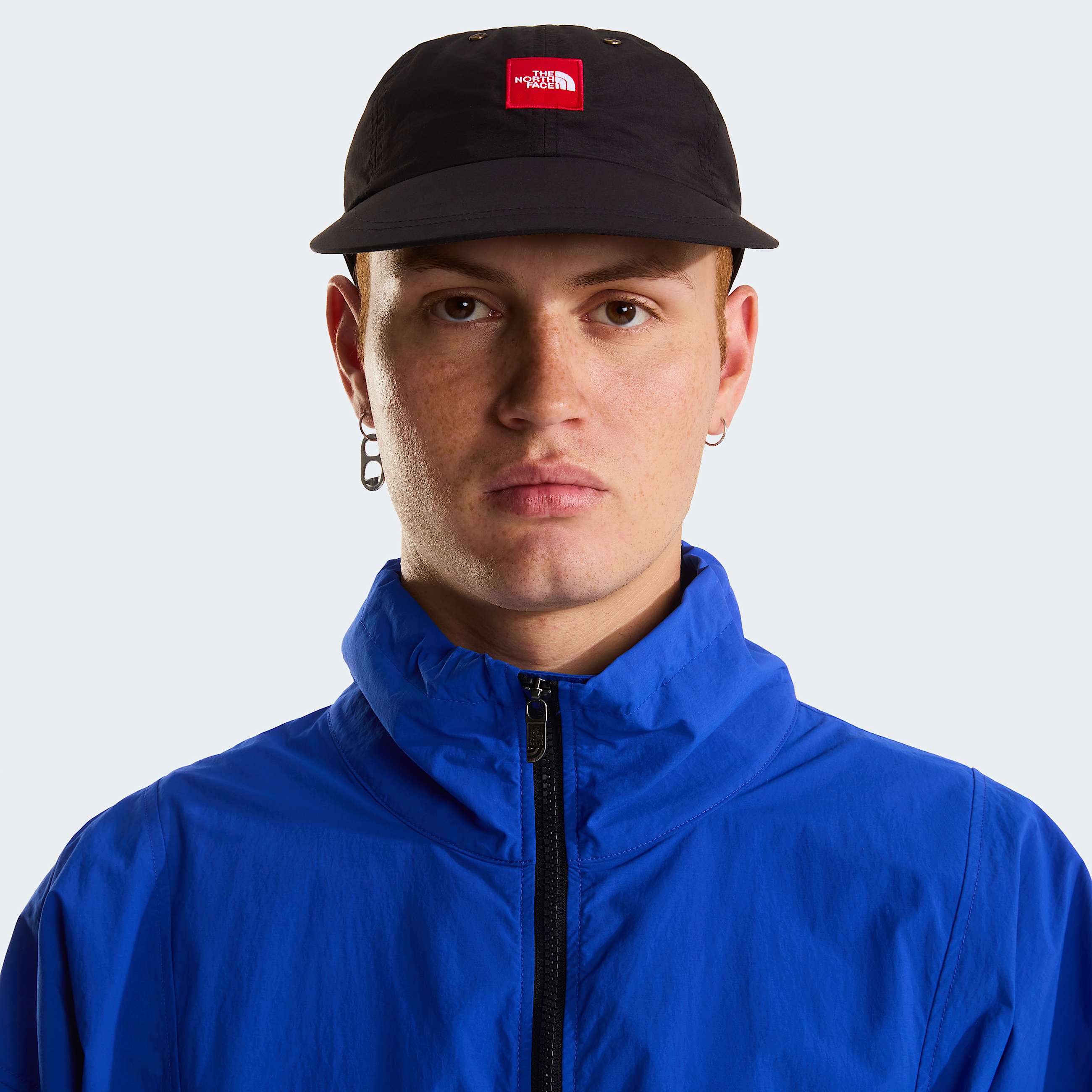 Red Box Nylon Hat TNF TNF Black ALT1