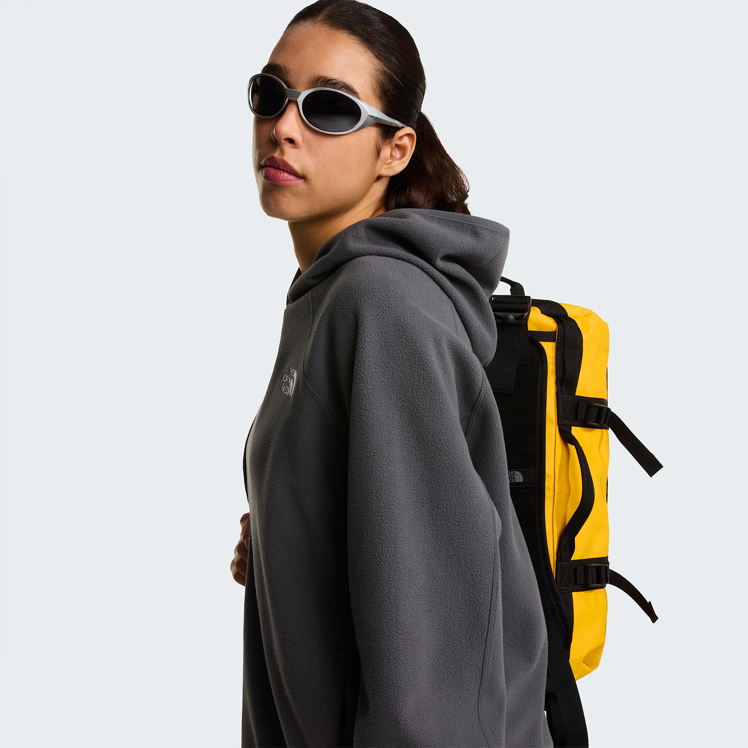 Oxarafleece met capuchon voor dames TNF Anthracite Grey ALT7