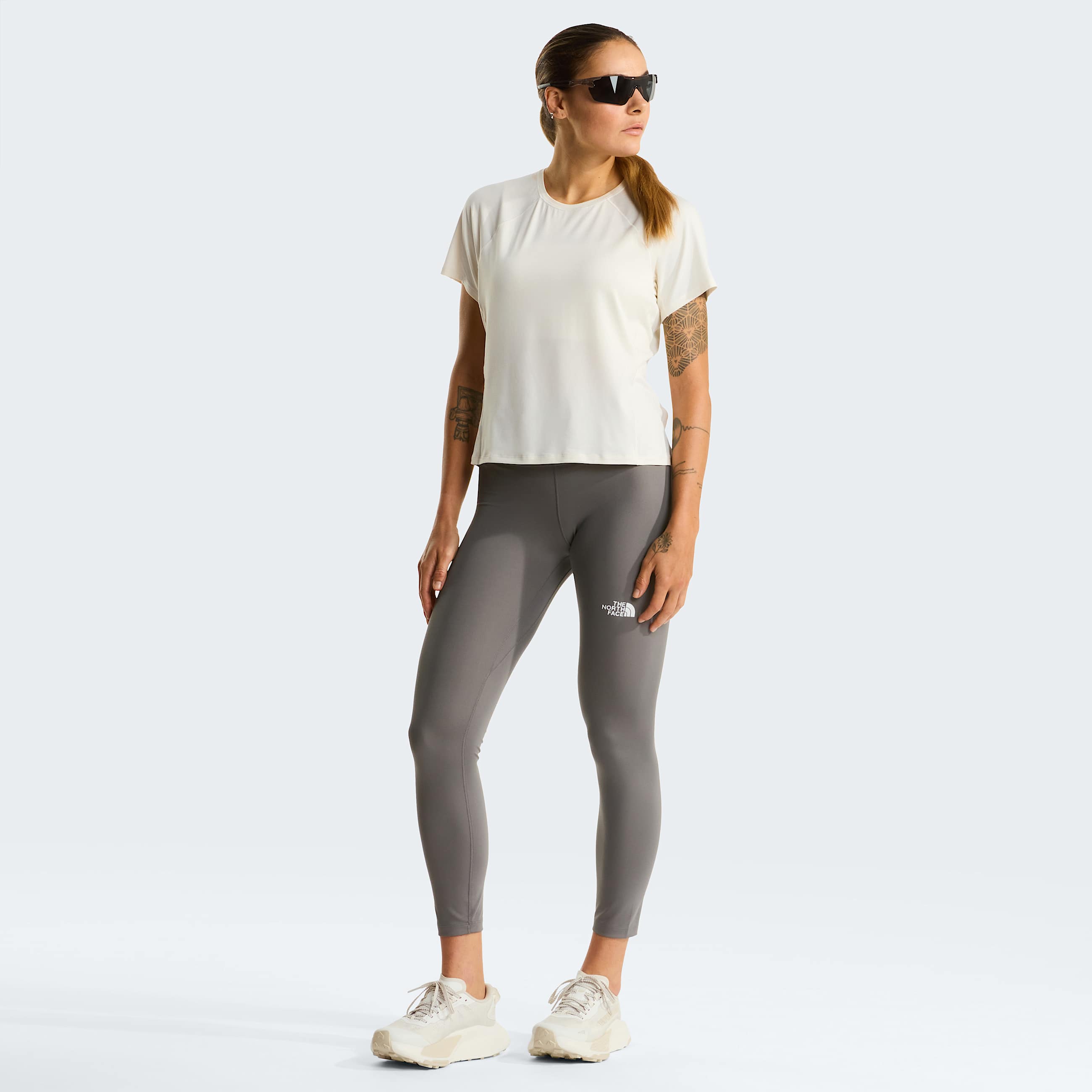 Womens Jaida TShirt TNF White Dune Light Heather ALT1