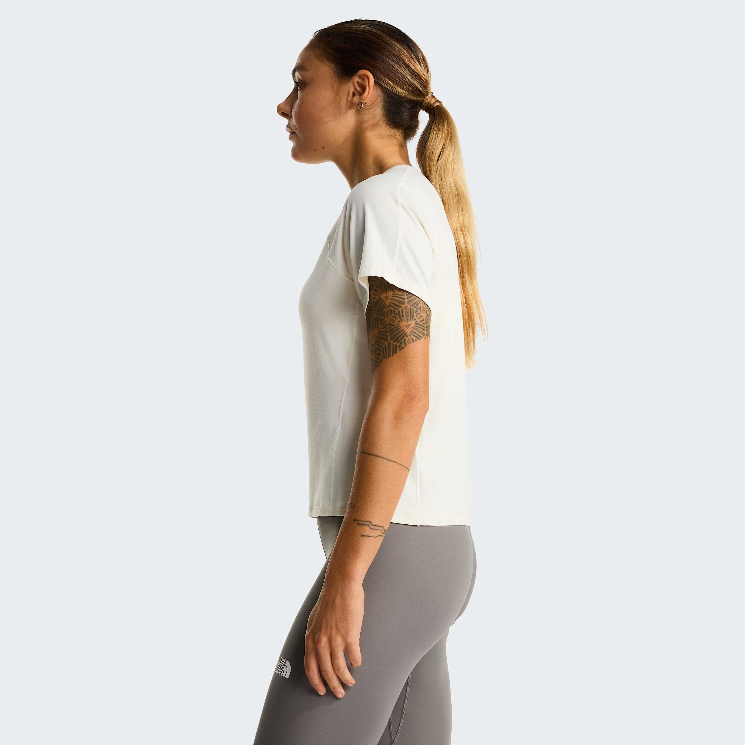 Womens Jaida TShirt TNF White Dune Light Heather ALT2