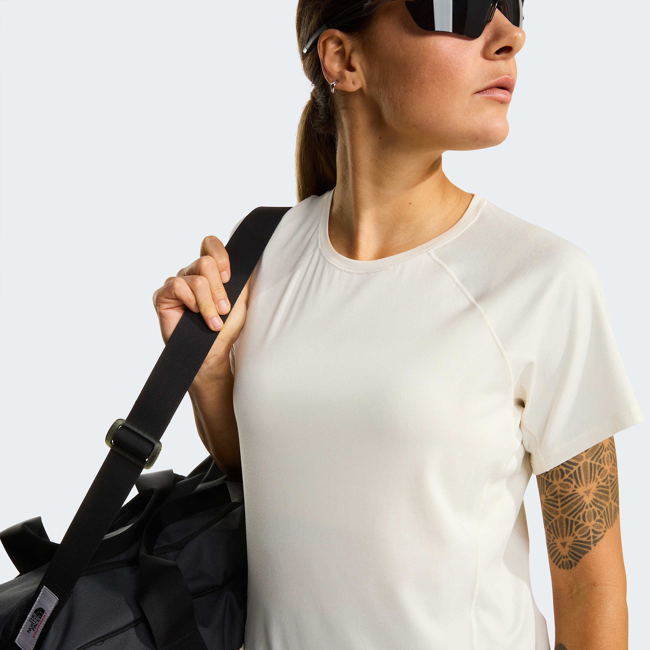 Womens Jaida TShirt TNF White Dune Light Heather ALT5