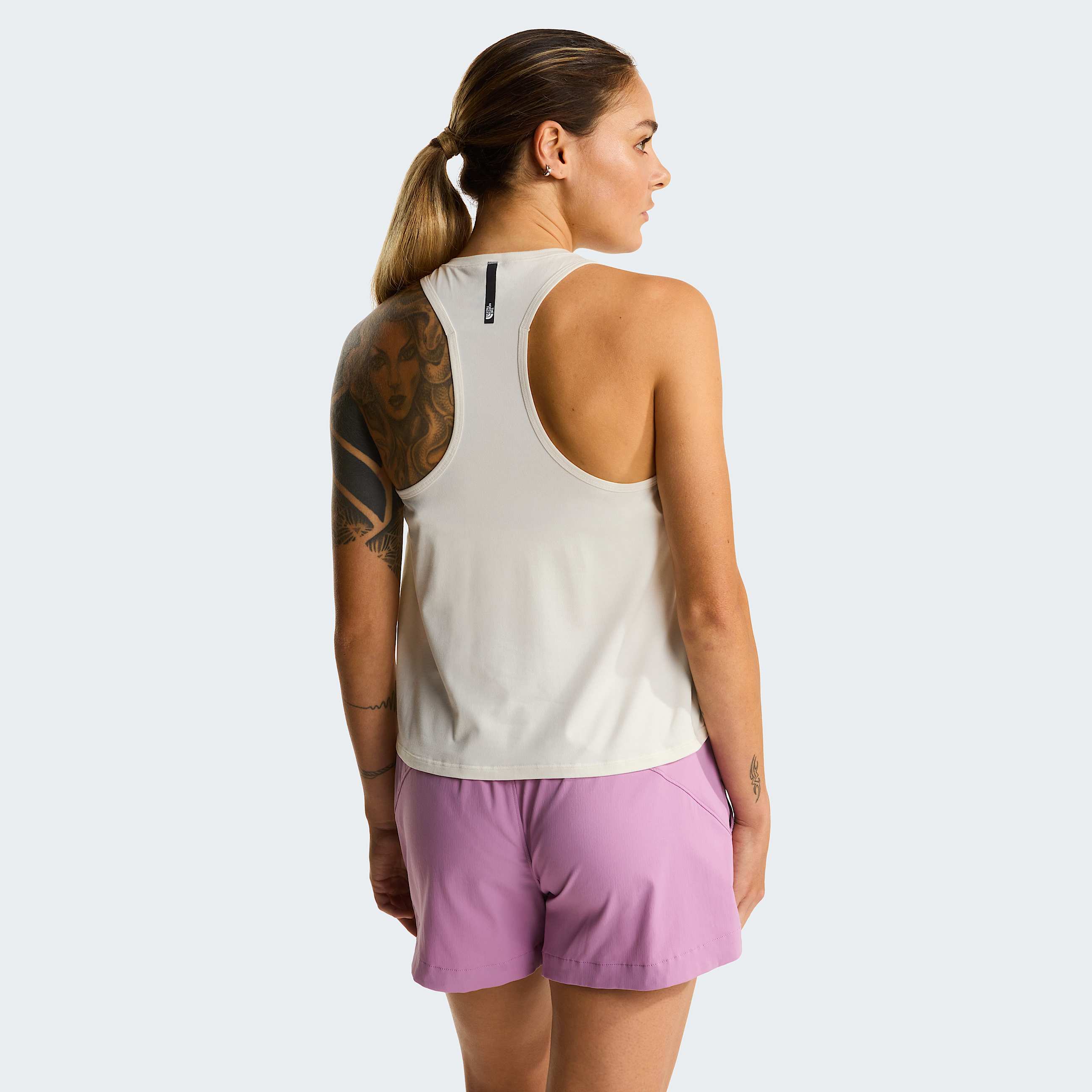 Womens Jaida Tank Top TNF White Dune Light Heather ALT3