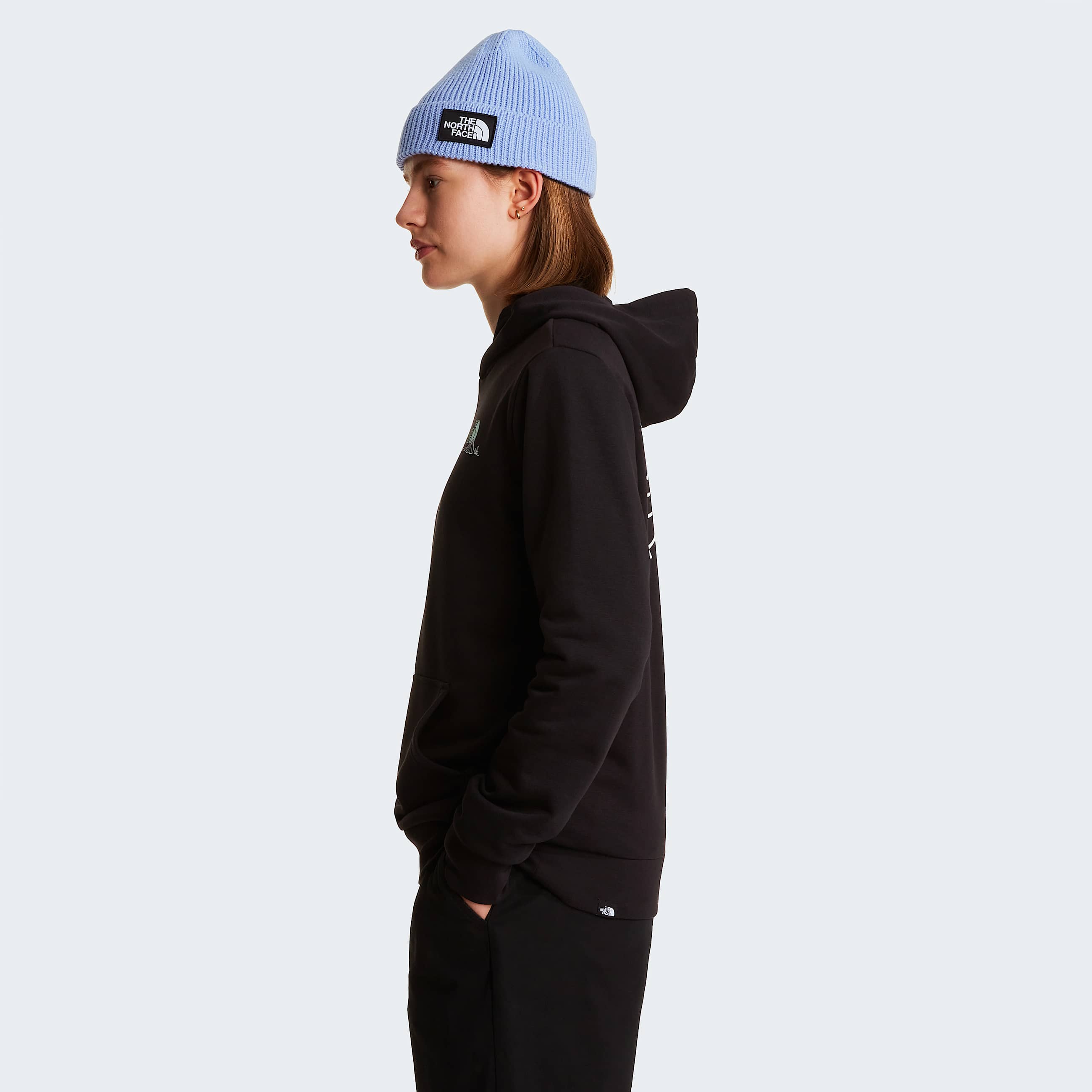 Felpa Monte Regular con cappuccio e grafica da donna TNF ALT3