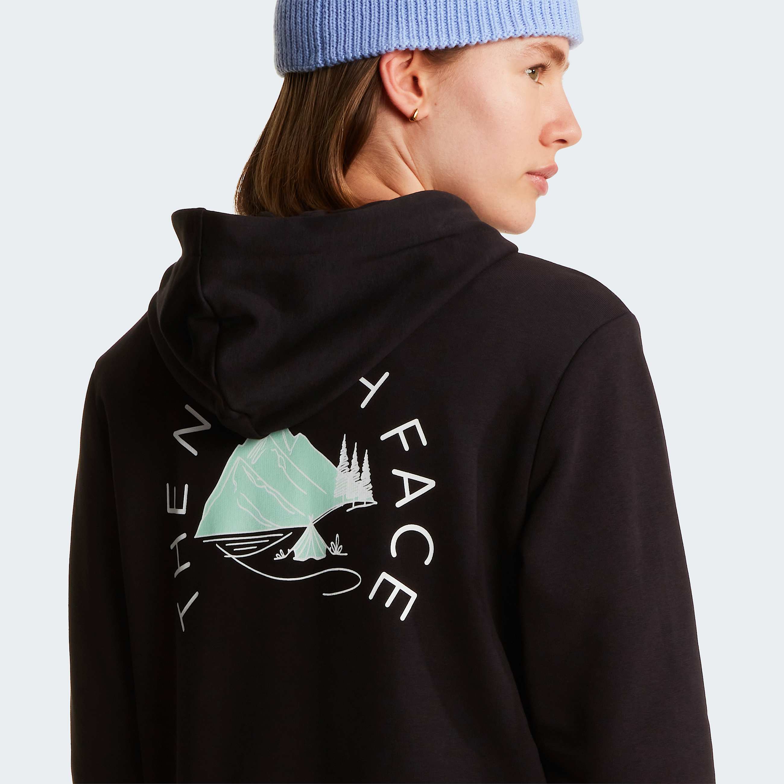 Felpa Monte Regular con cappuccio e grafica da donna TNF ALT6