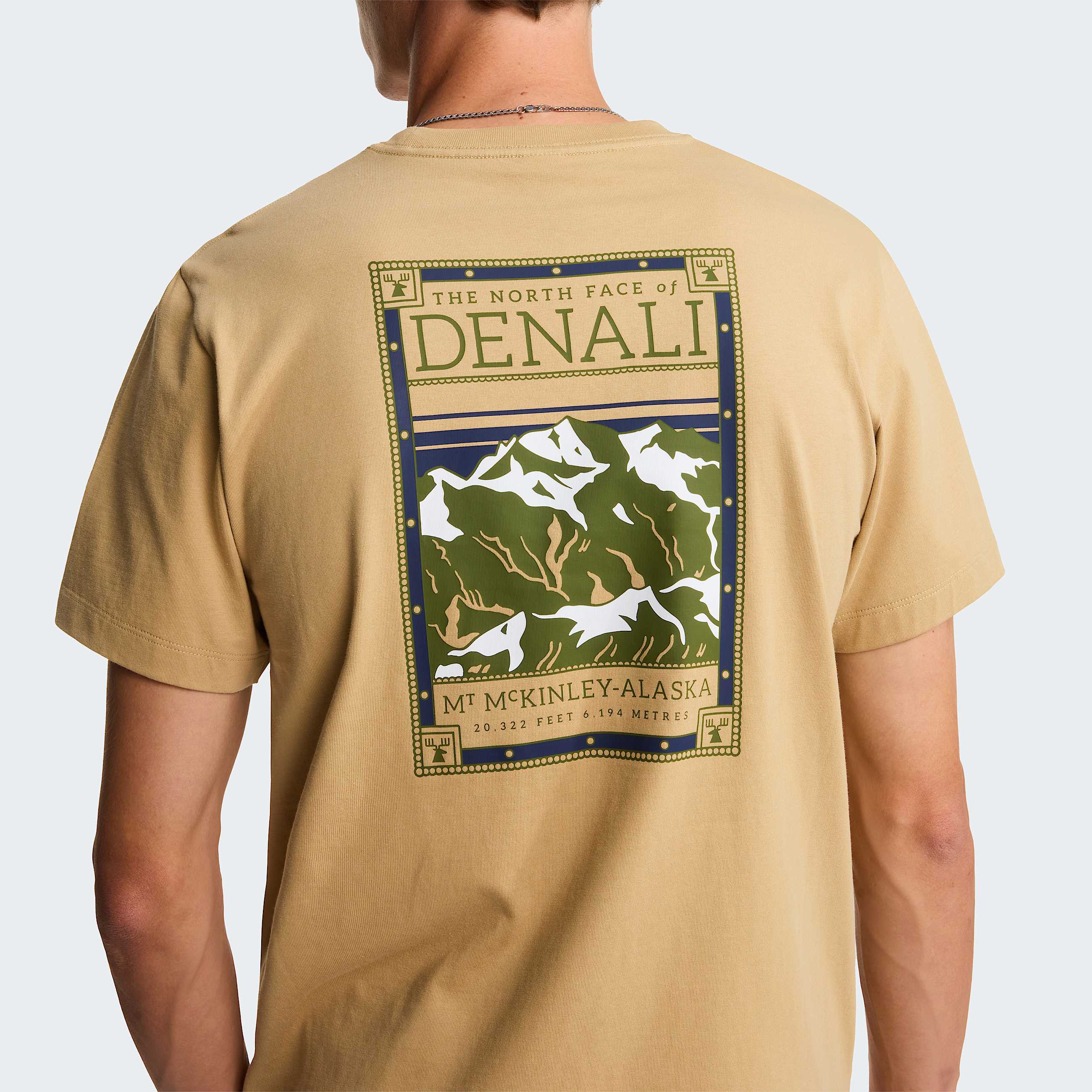 North Faces Regular Graphic TShirt M TNF Khaki Stone ALT5