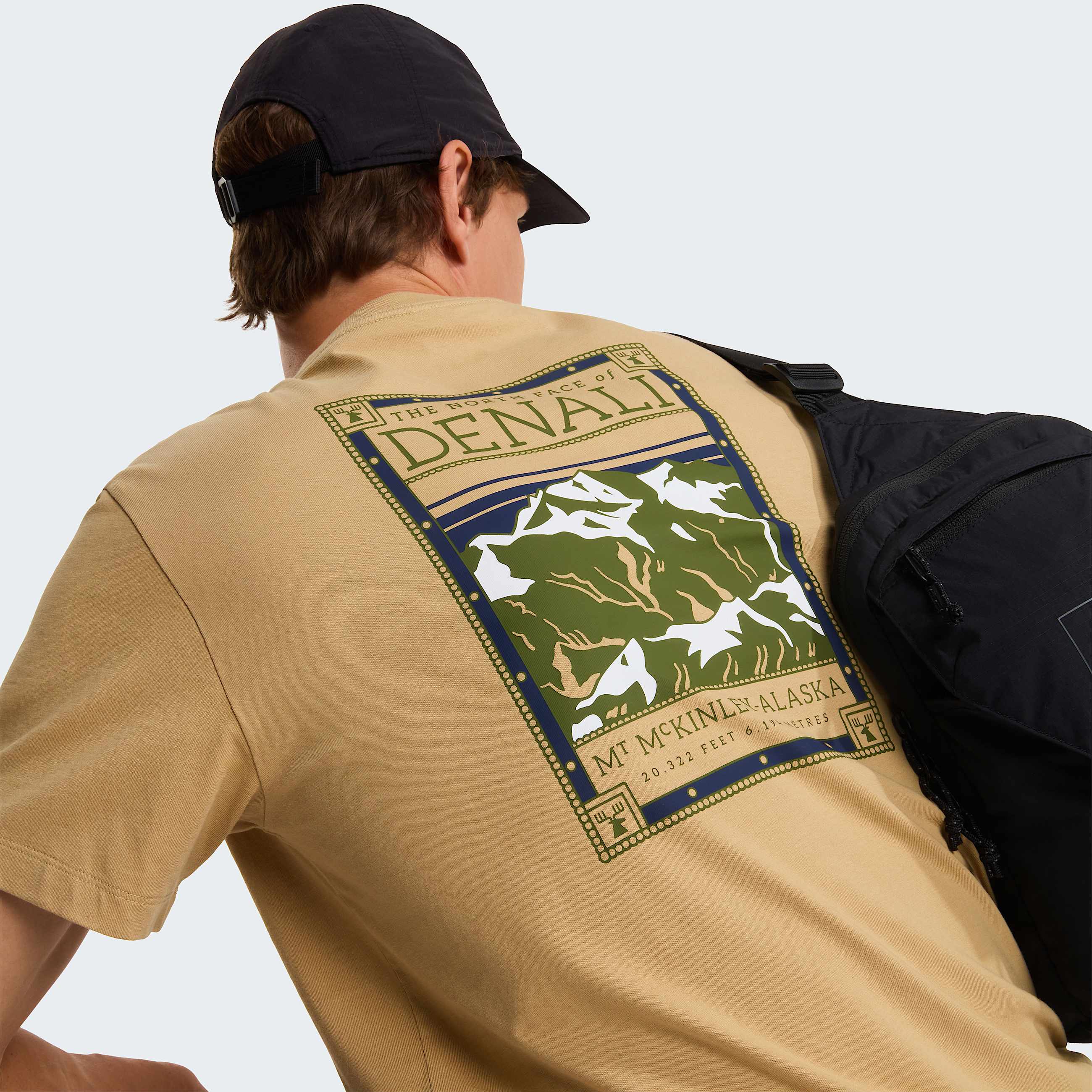 North Faces Regular Graphic TShirt M TNF Khaki Stone ALT6