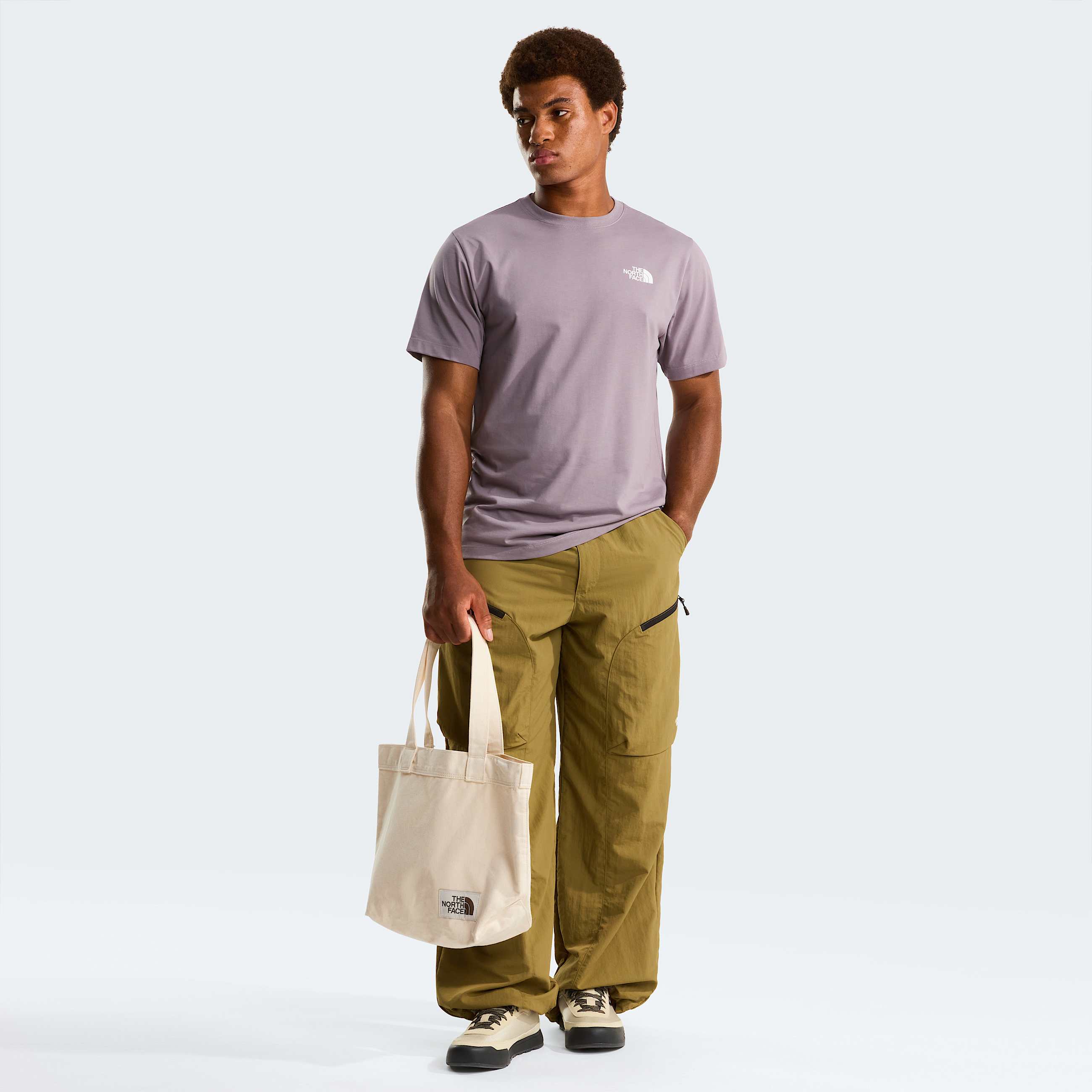 Mens NSE Box Regular TShirt TNF Transcendent Grey ALT2