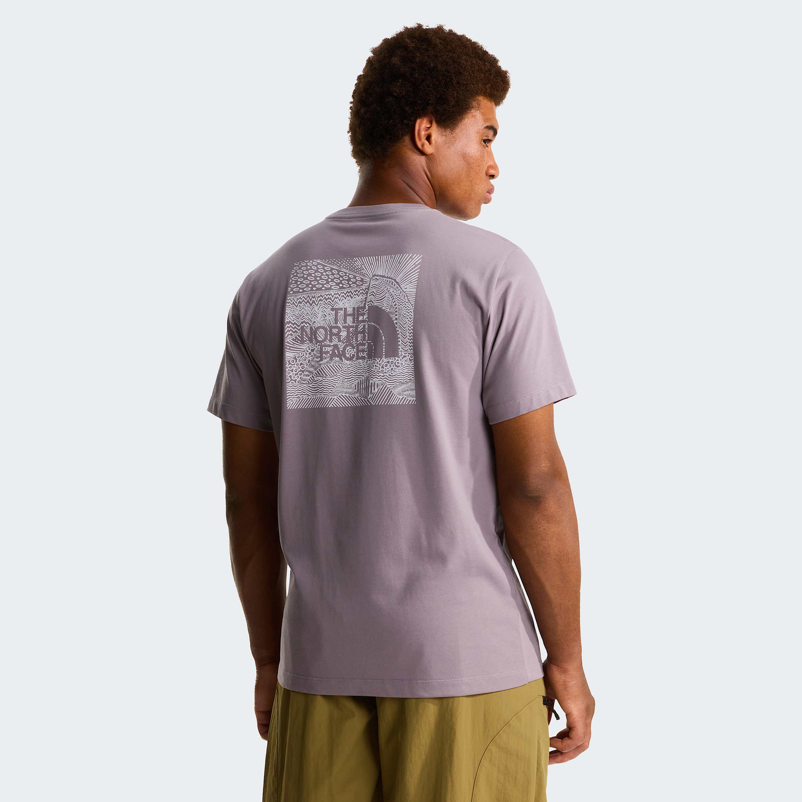 Mens NSE Box Regular TShirt TNF Transcendent Grey HERO