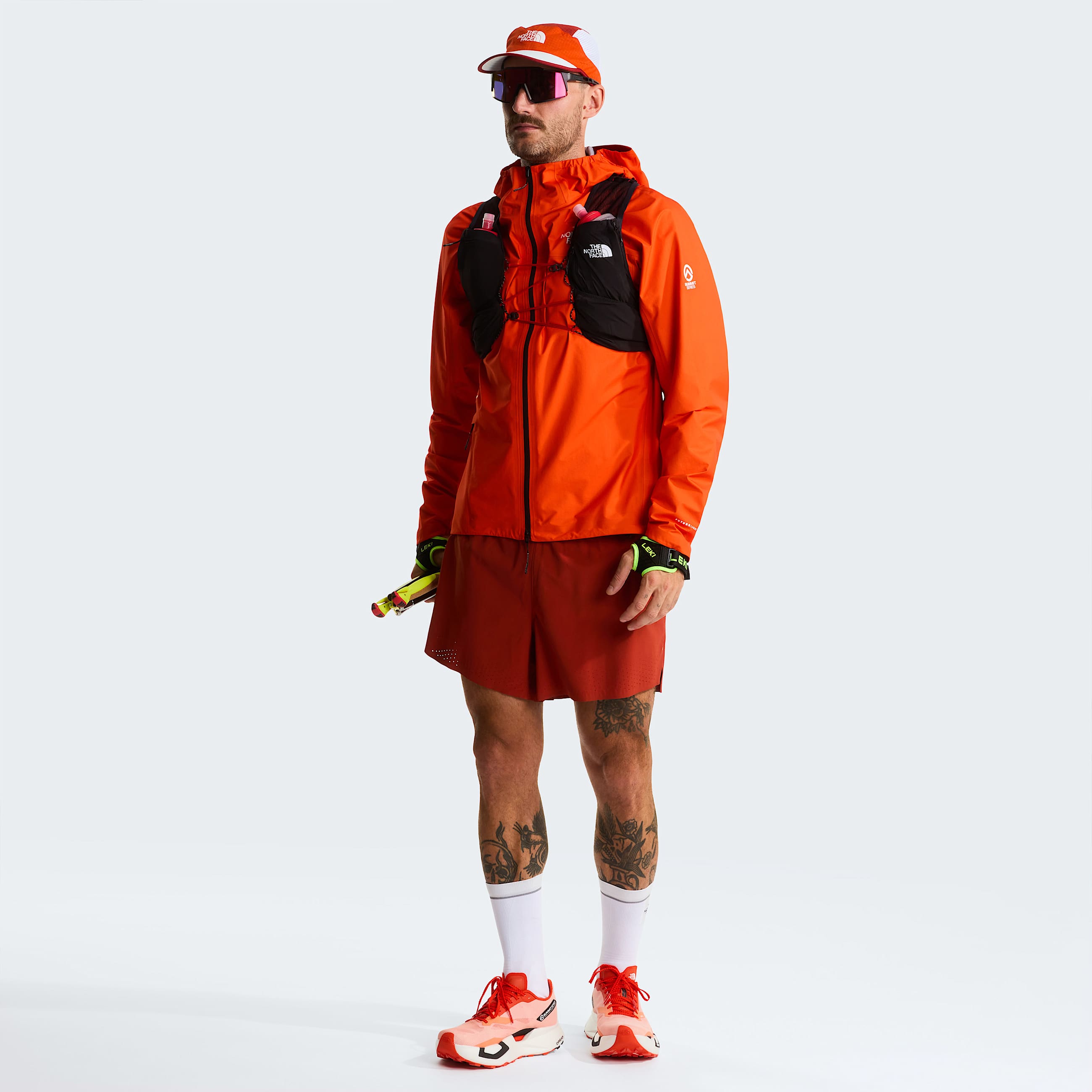 Mens Summit Superior FUTURELIGHT Jacket TNF Lava Red ALT5