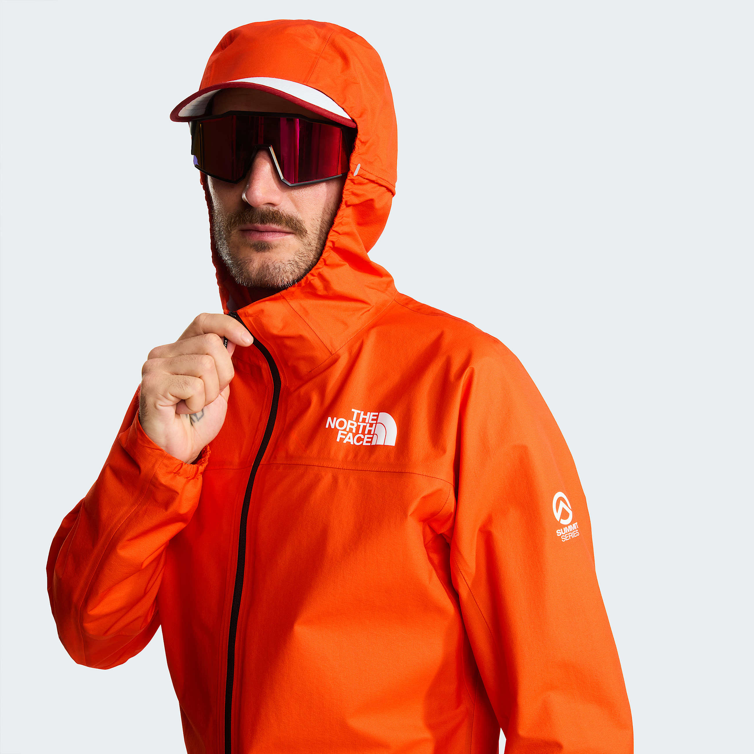 Mens Summit Superior FUTURELIGHT Jacket TNF Lava Red ALT6