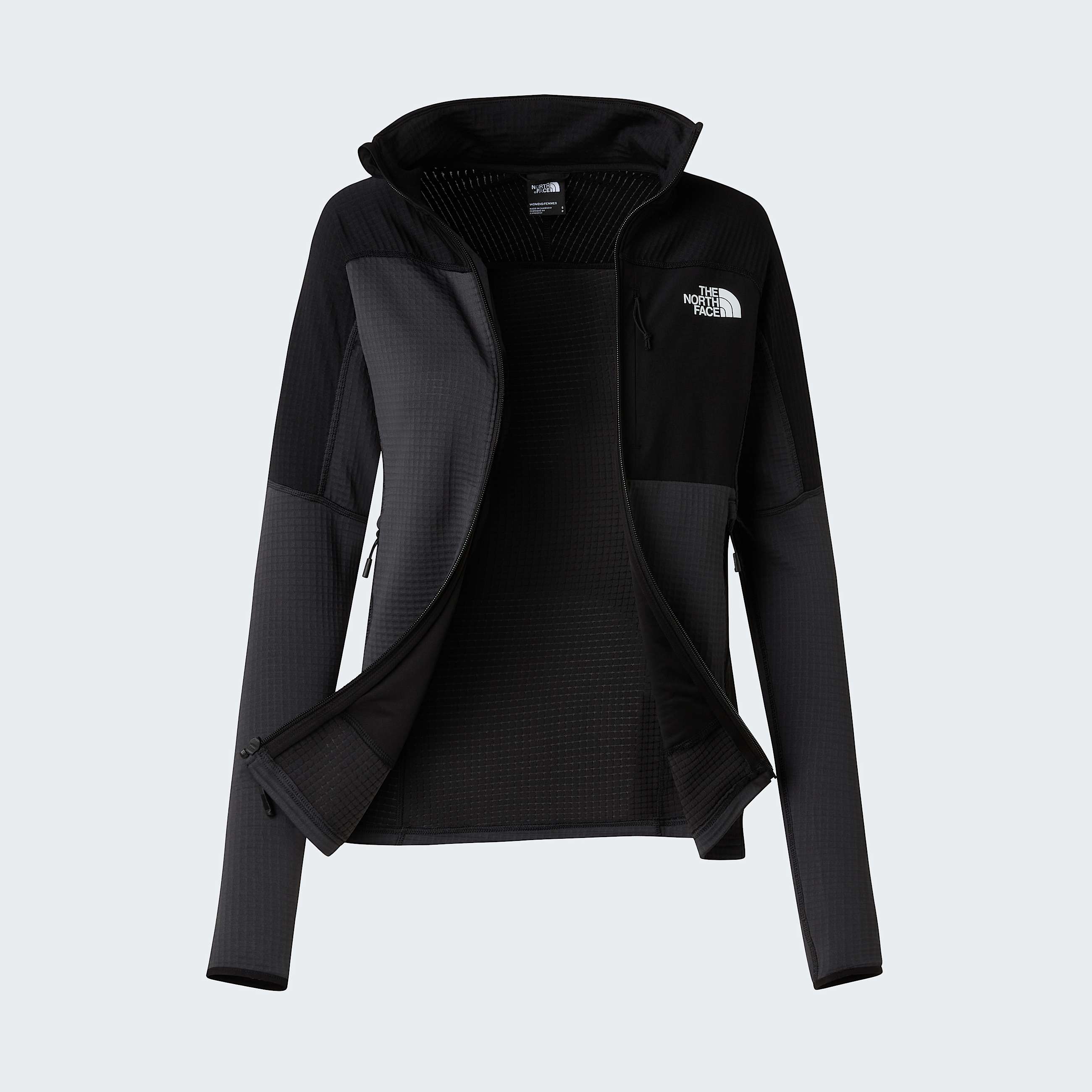 Womens Stormgap Power Grid Jacket TNF Asphalt GreyTNF Black ALT17