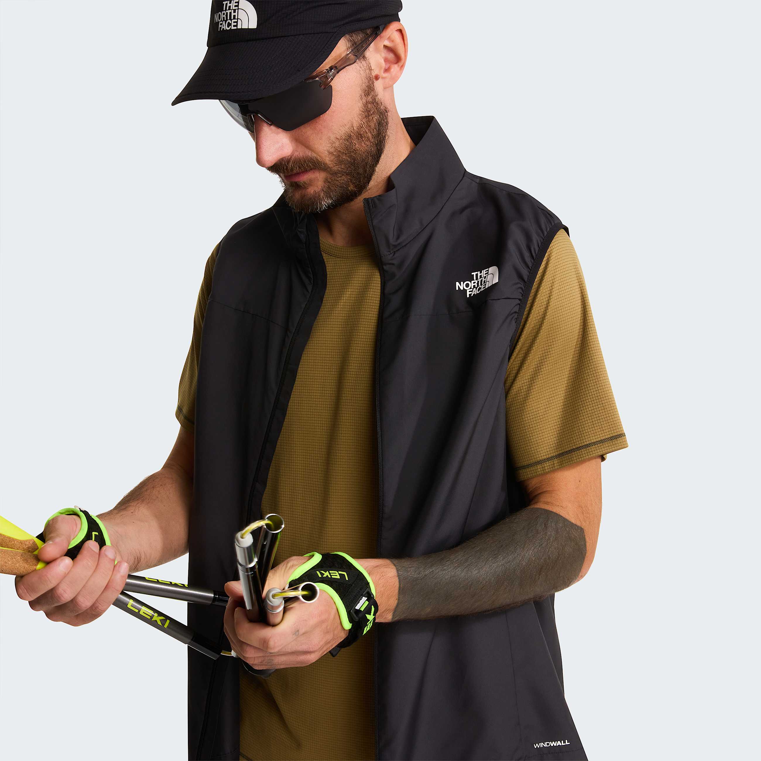 Mens Fontanales Wind Gilet TNF TNF Black ALT10
