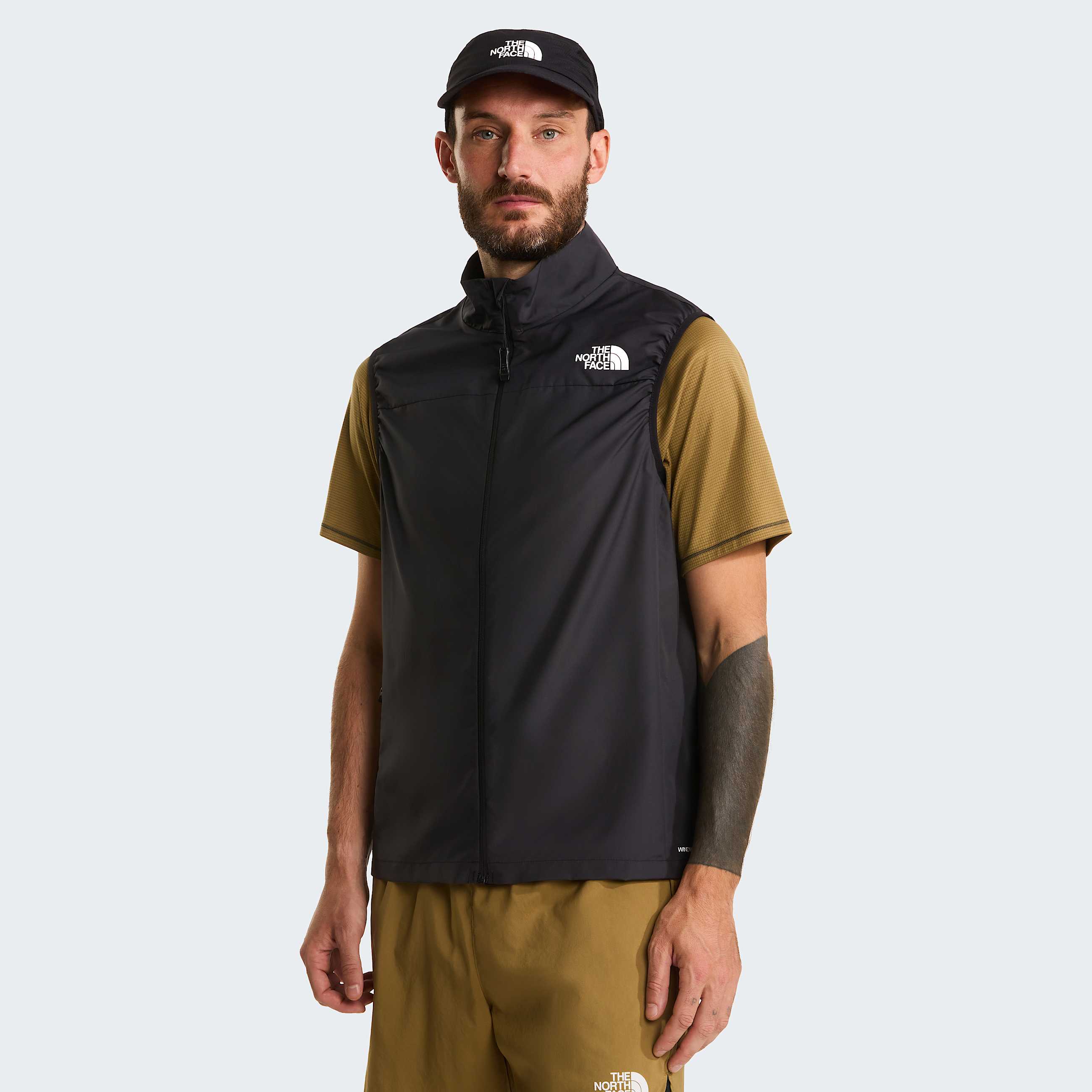 Mens Fontanales Wind Gilet TNF TNF Black HERO