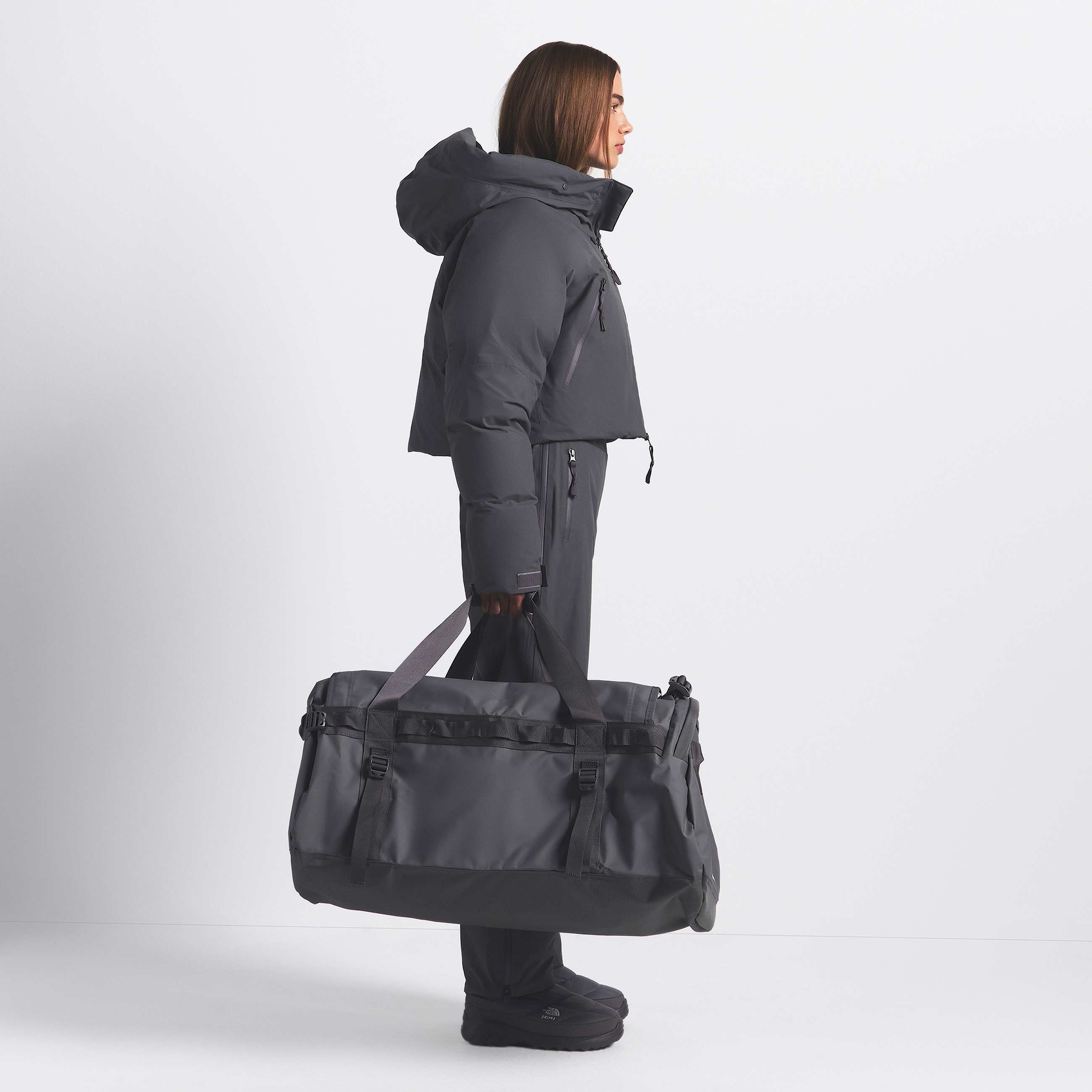 Sac duffel Base Camp  L The North Face X SKIMS TNF SK Gunmetal ALT1