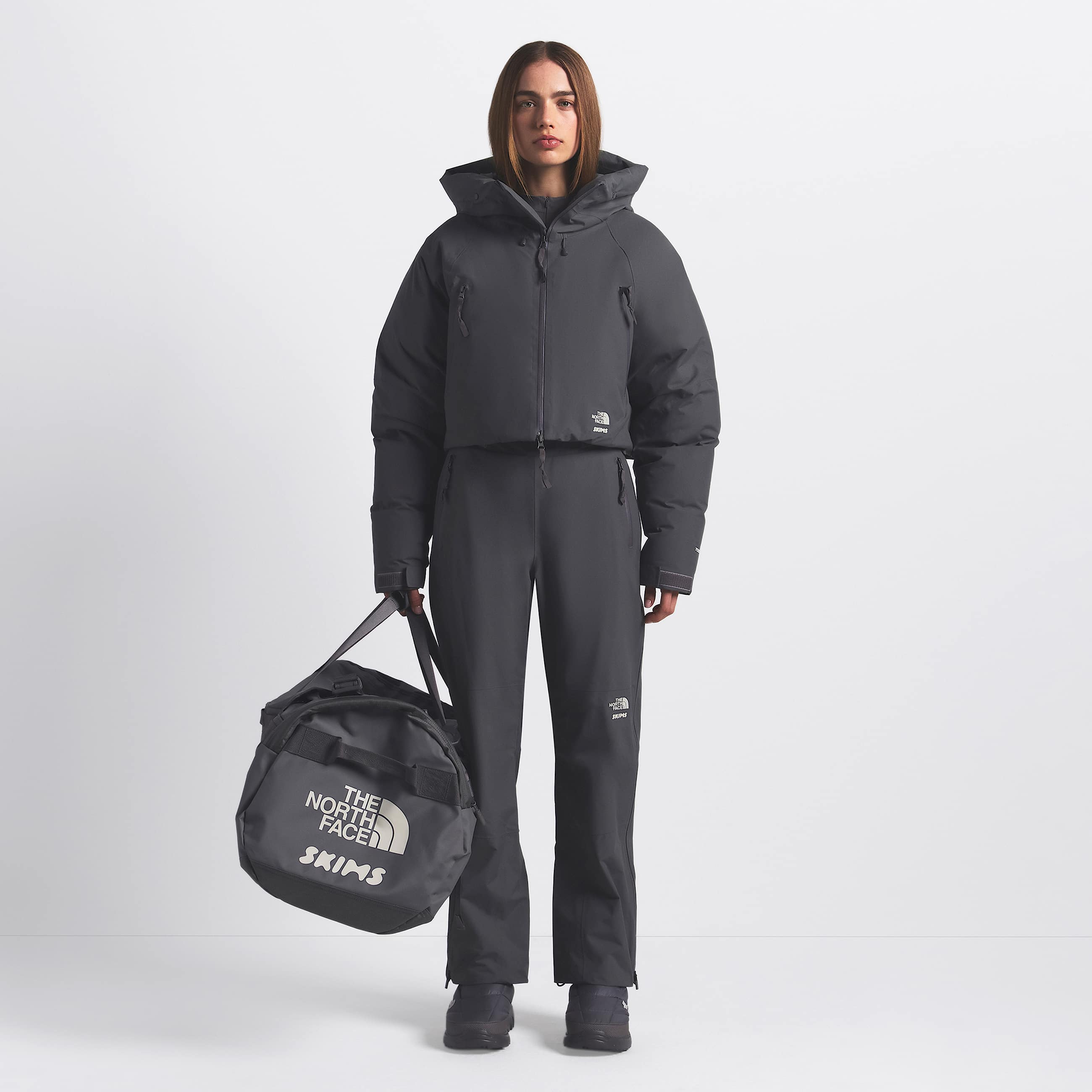 Sac duffel Base Camp  L The North Face X SKIMS TNF SK Gunmetal HERO