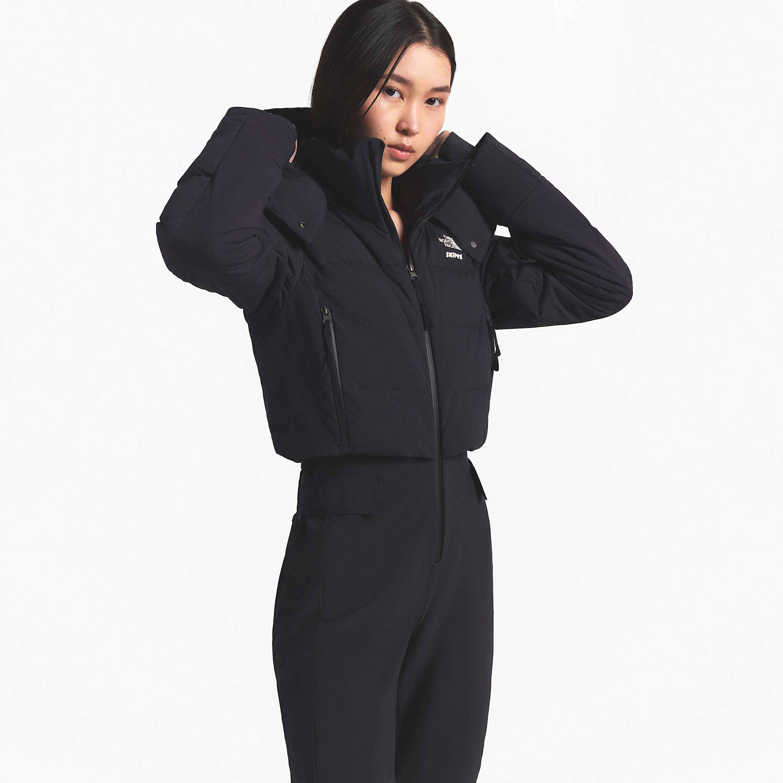Combinaison Off The Clock pour femme The North Face X SKIMS TNF SK Onyx ALT3
