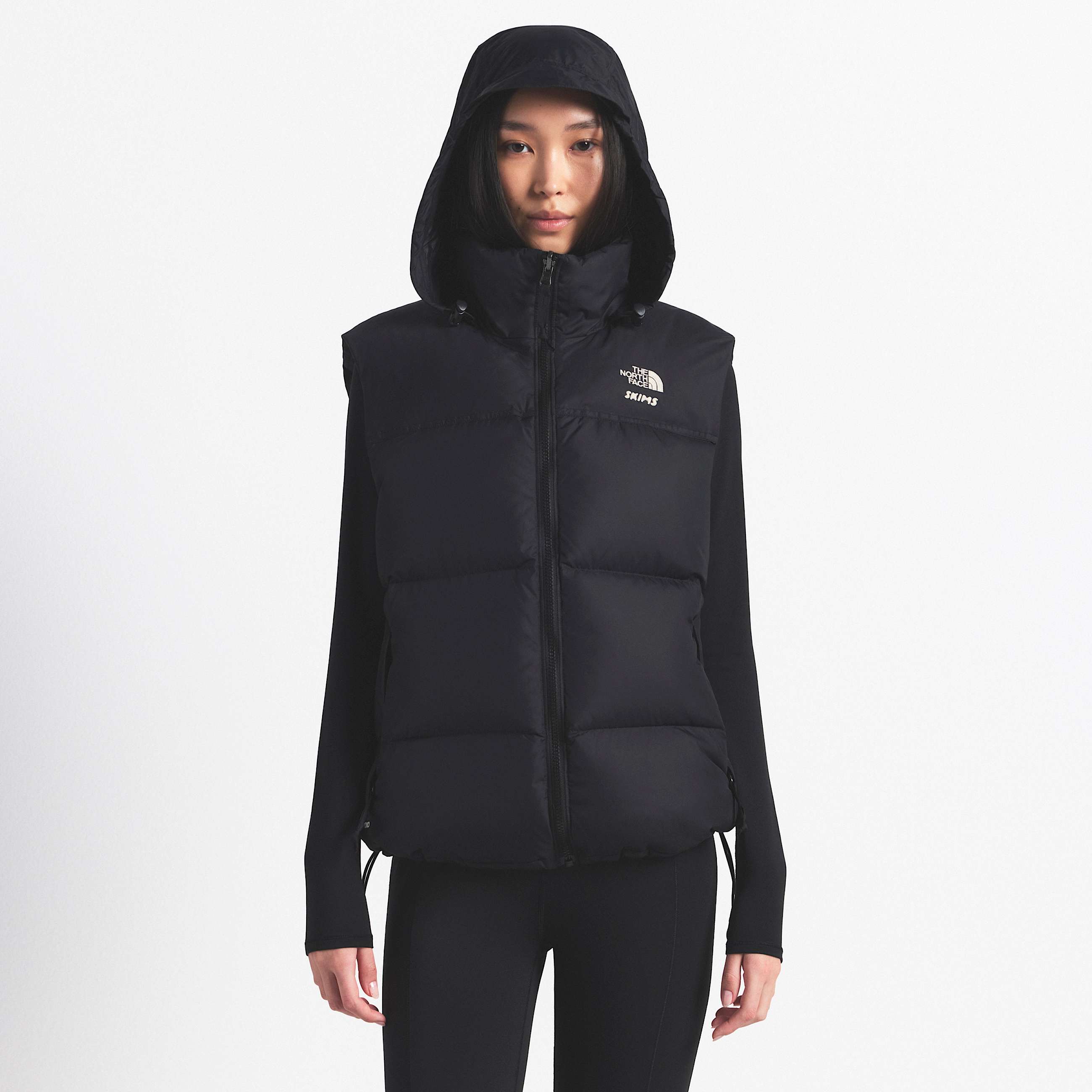 Uniseks The North Face X SKIMS 1996 Nuptsebodywarmer TNF SK Onyx HERO