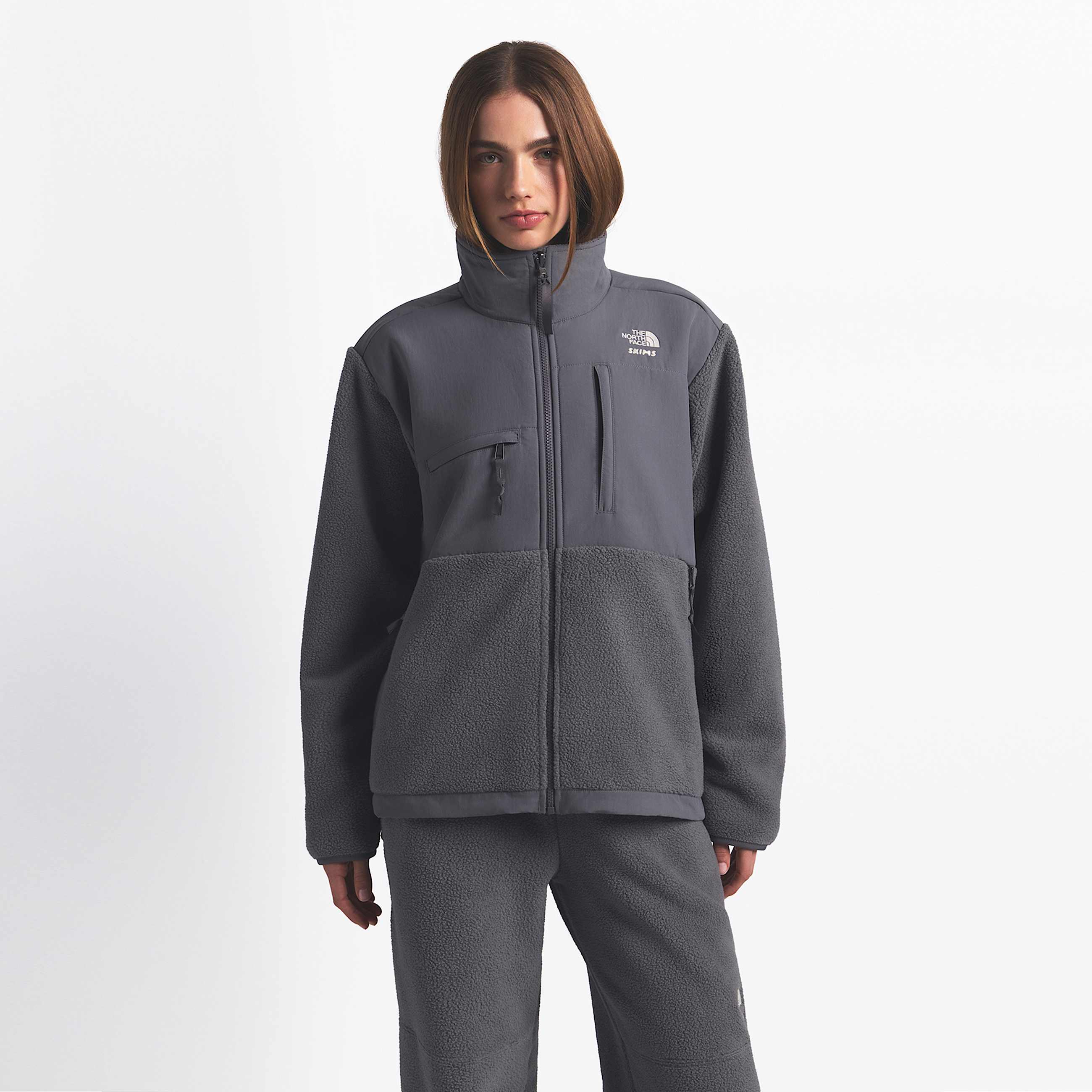Unisex The North Face X SKIMS 1995 Denali Fleecejacke TNF SK Gunmetal HERO