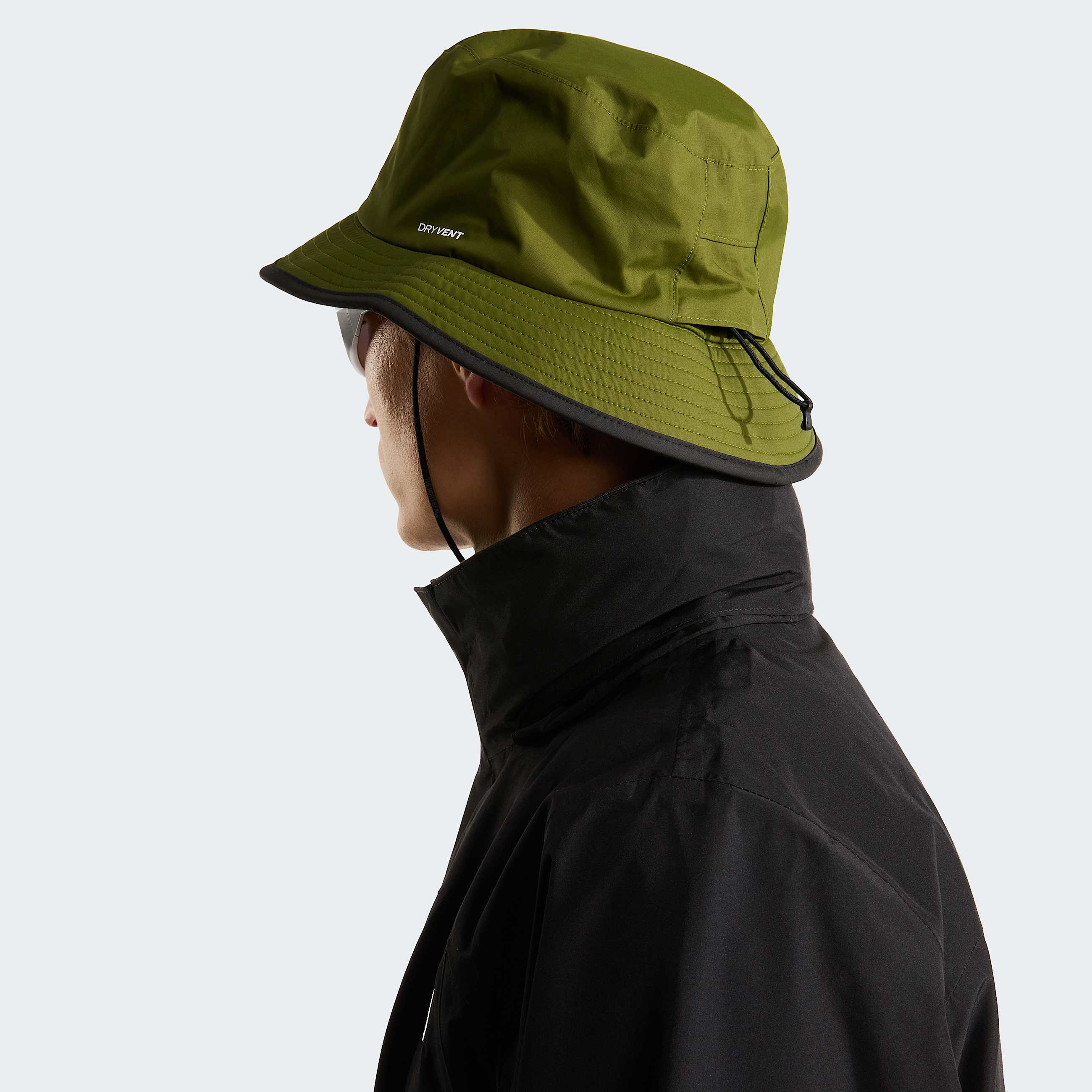 Antora Rain Bucket Hat TNF Woodland GreenTNF Black ALT6