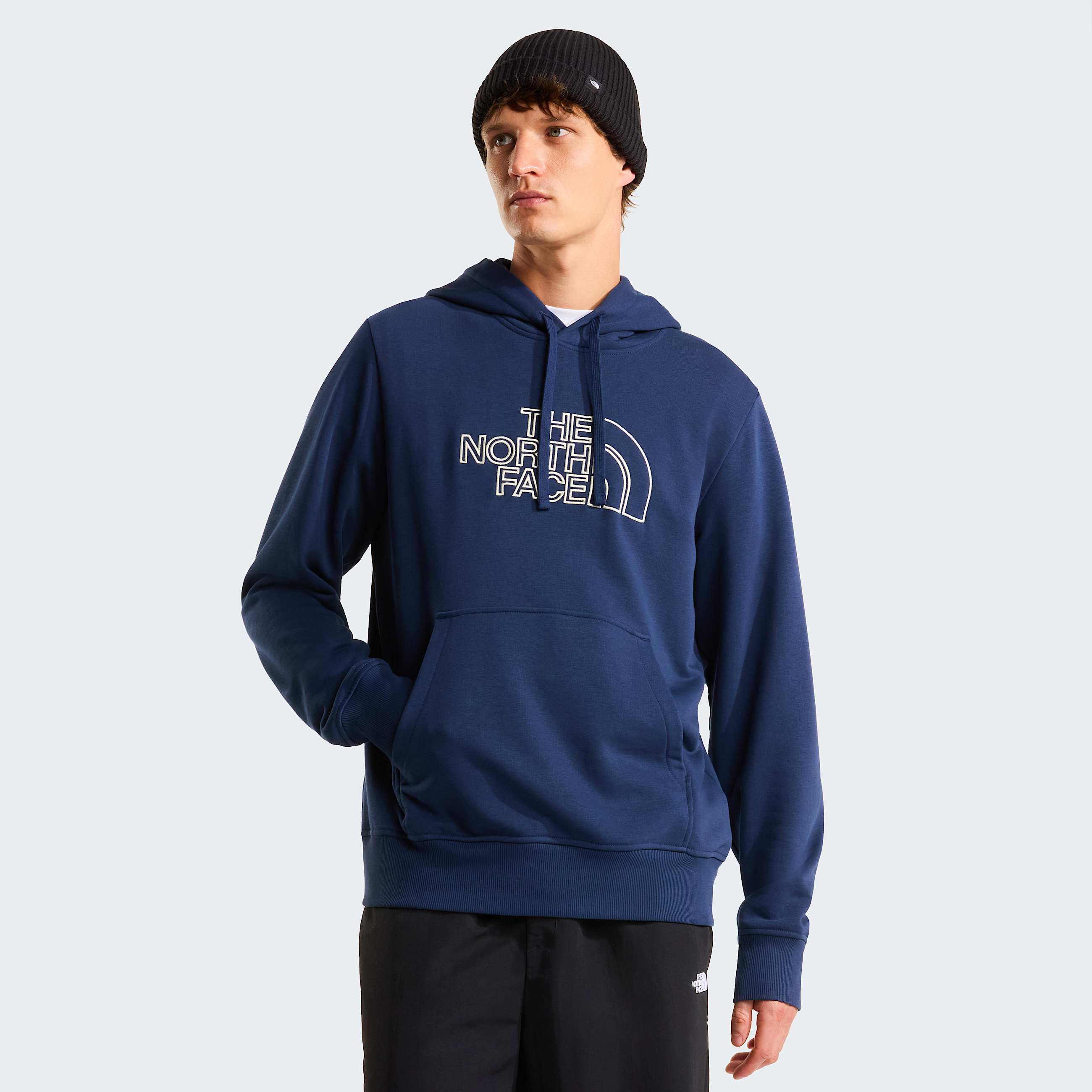 Mens Drew Peak Light Hoodie TNF Summit NavyDesert Stone HERO
