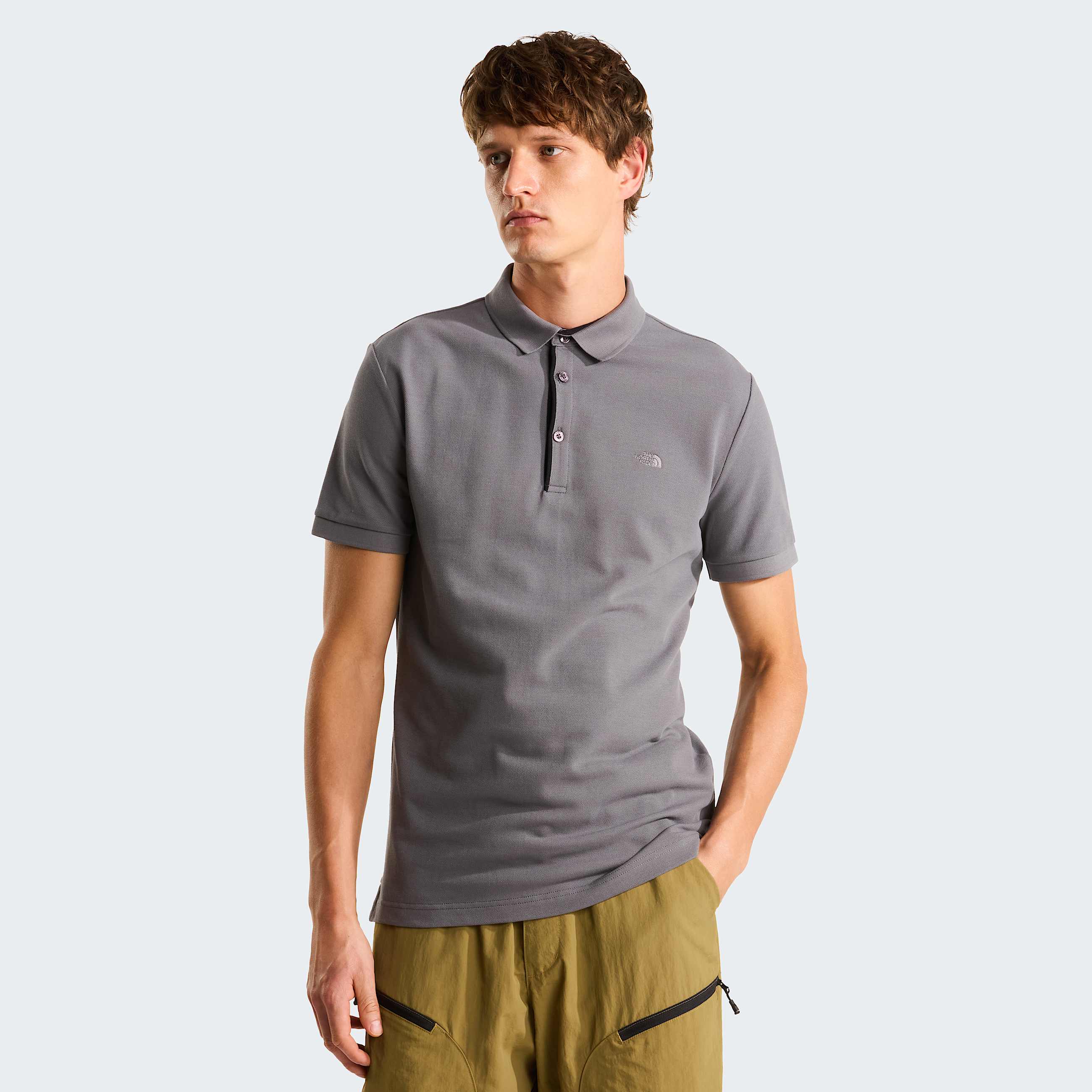 Mens Premium Slim Polo Shirt TNF HERO