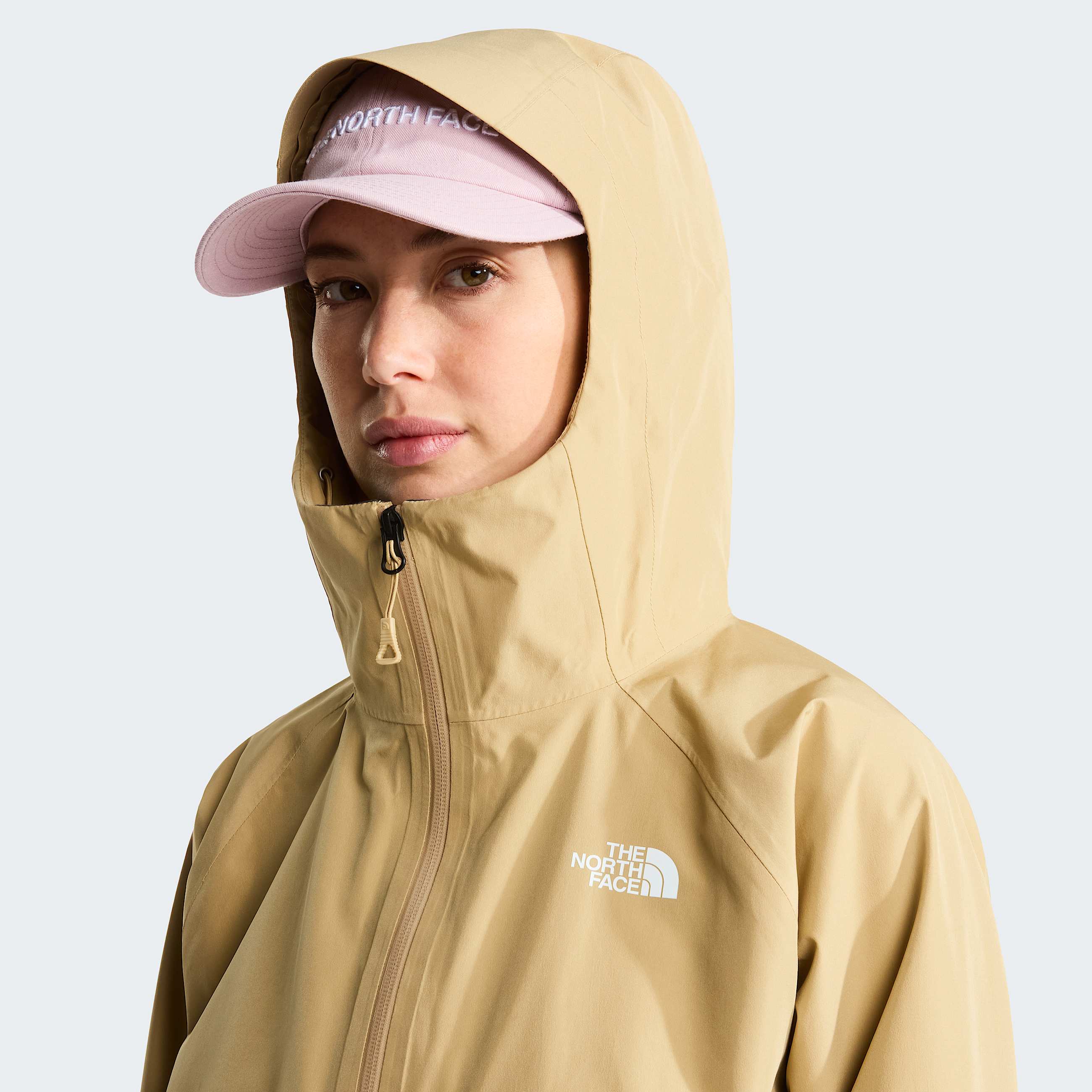 Womens Diablo Dynamic ZipIn Jacket TNF Khaki Stone ALT5
