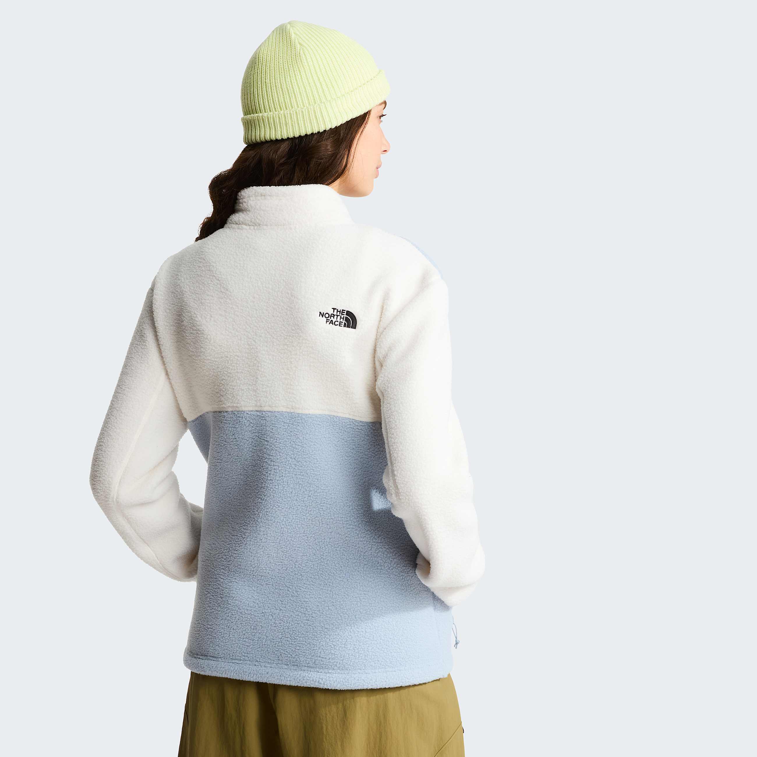 Yumiori FullZip Fleece Jacket W TNF Frost GreyWhite DuneFrost Grey ALT3